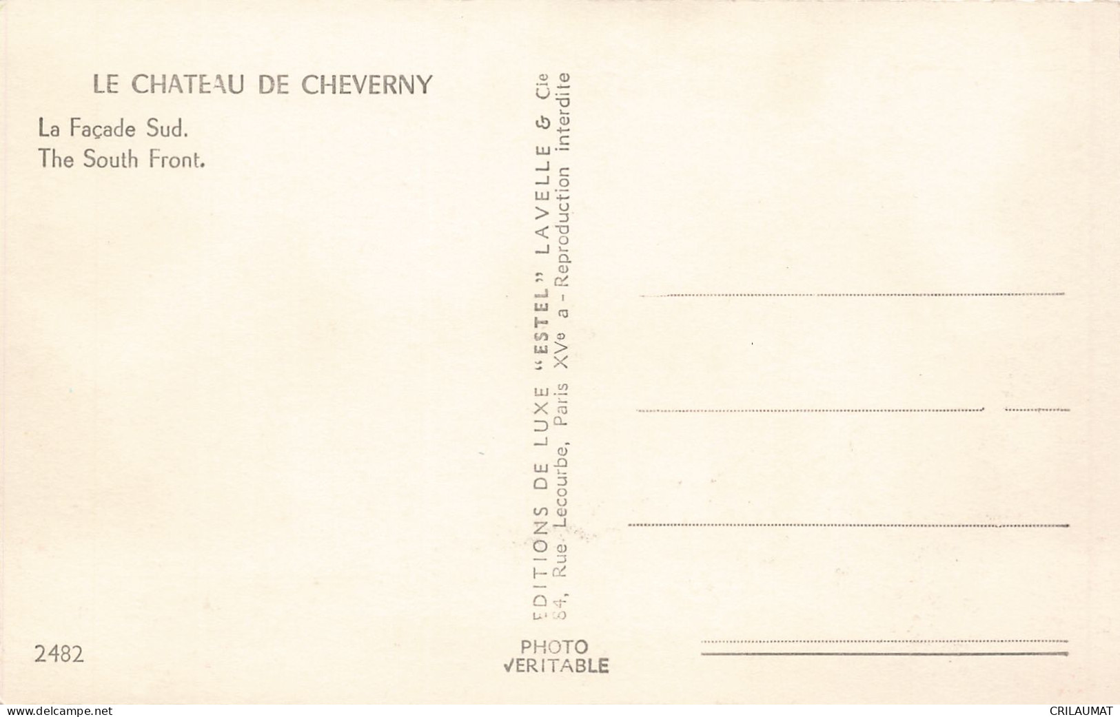 41-CHEVERNY-N°T5309-H/0045 - Cheverny