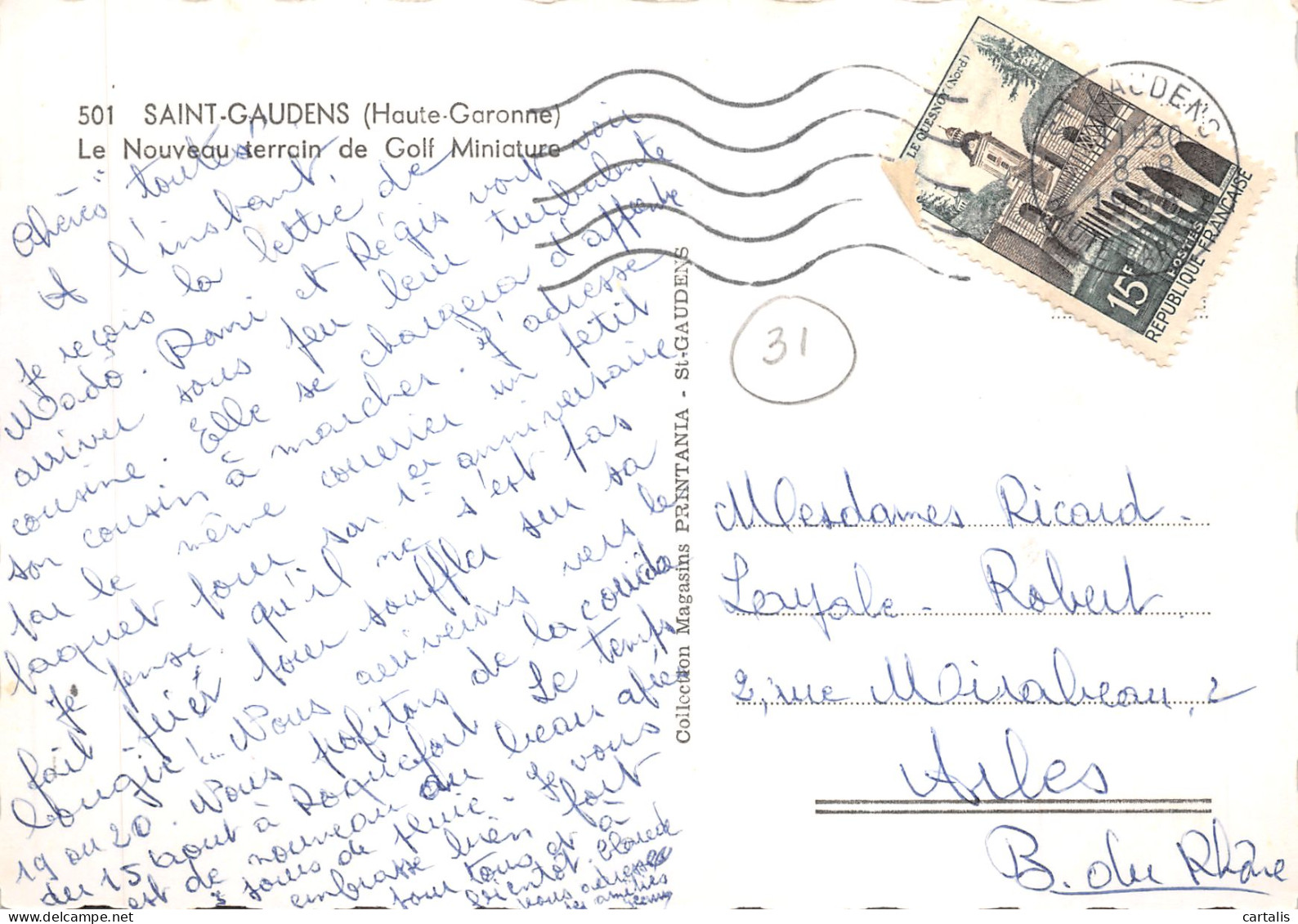 31-SAINT GAUDENS-N 589-B/0083 - Saint Gaudens