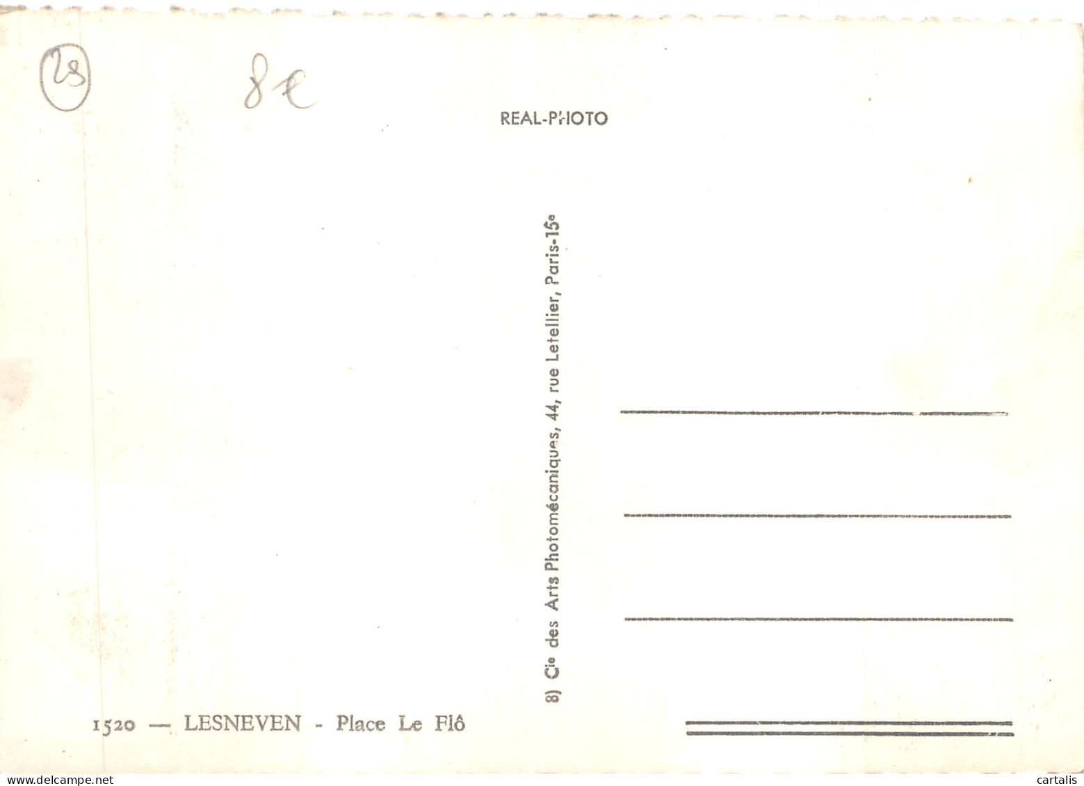 29-LESNEVEN-N 589-A/0199 - Lesneven