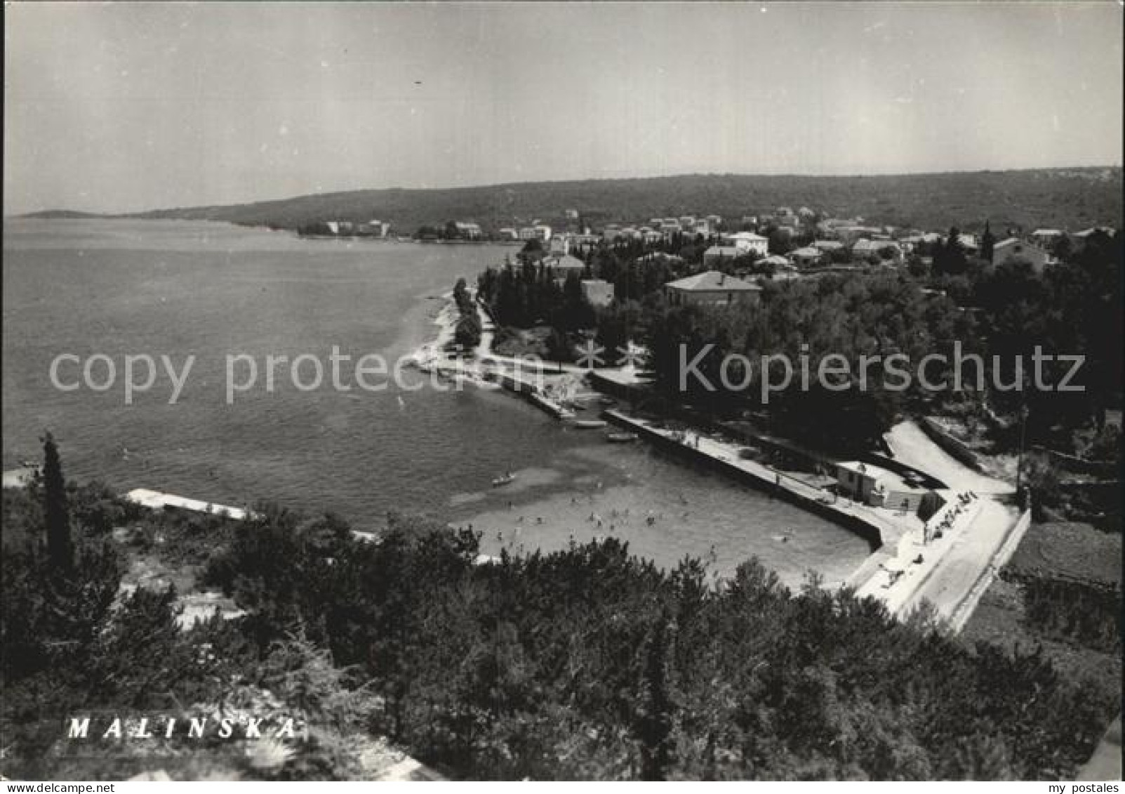 72518739 Malinska Krk Luftaufnahme Malinska Krk - Croatie