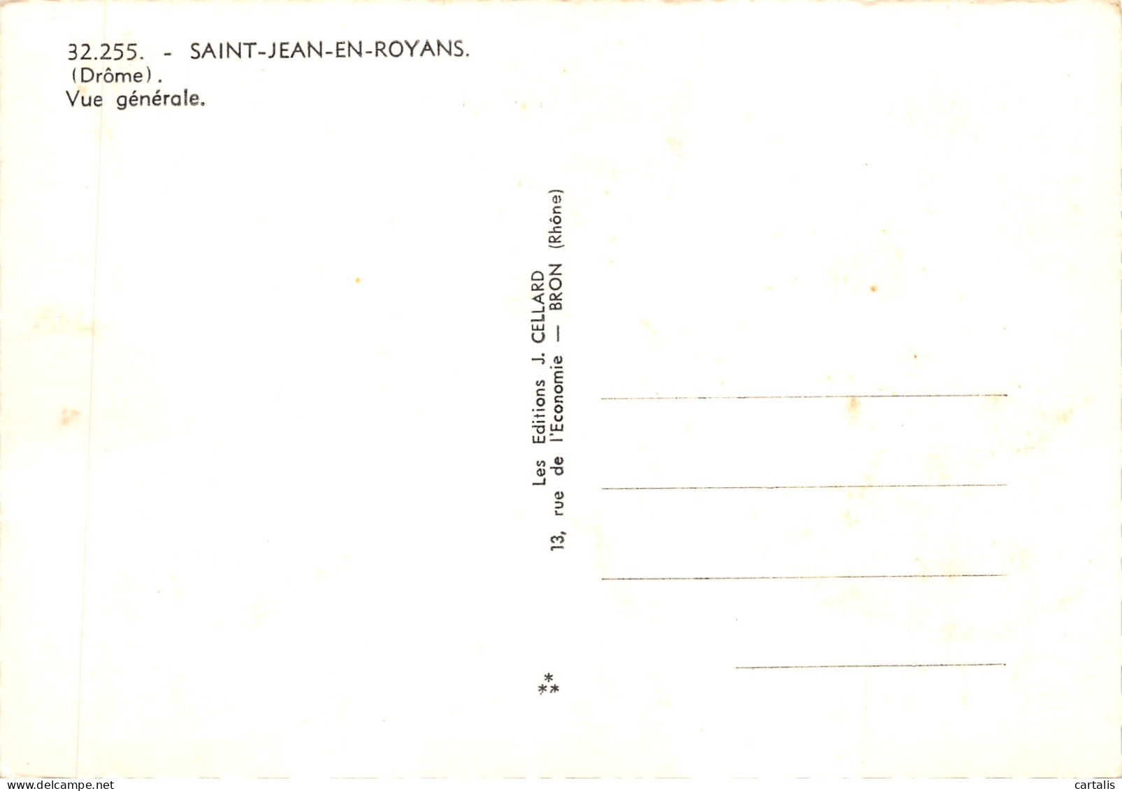 26-SAINT JEAN EN ROYANS-N 588-C/0277 - Sonstige & Ohne Zuordnung