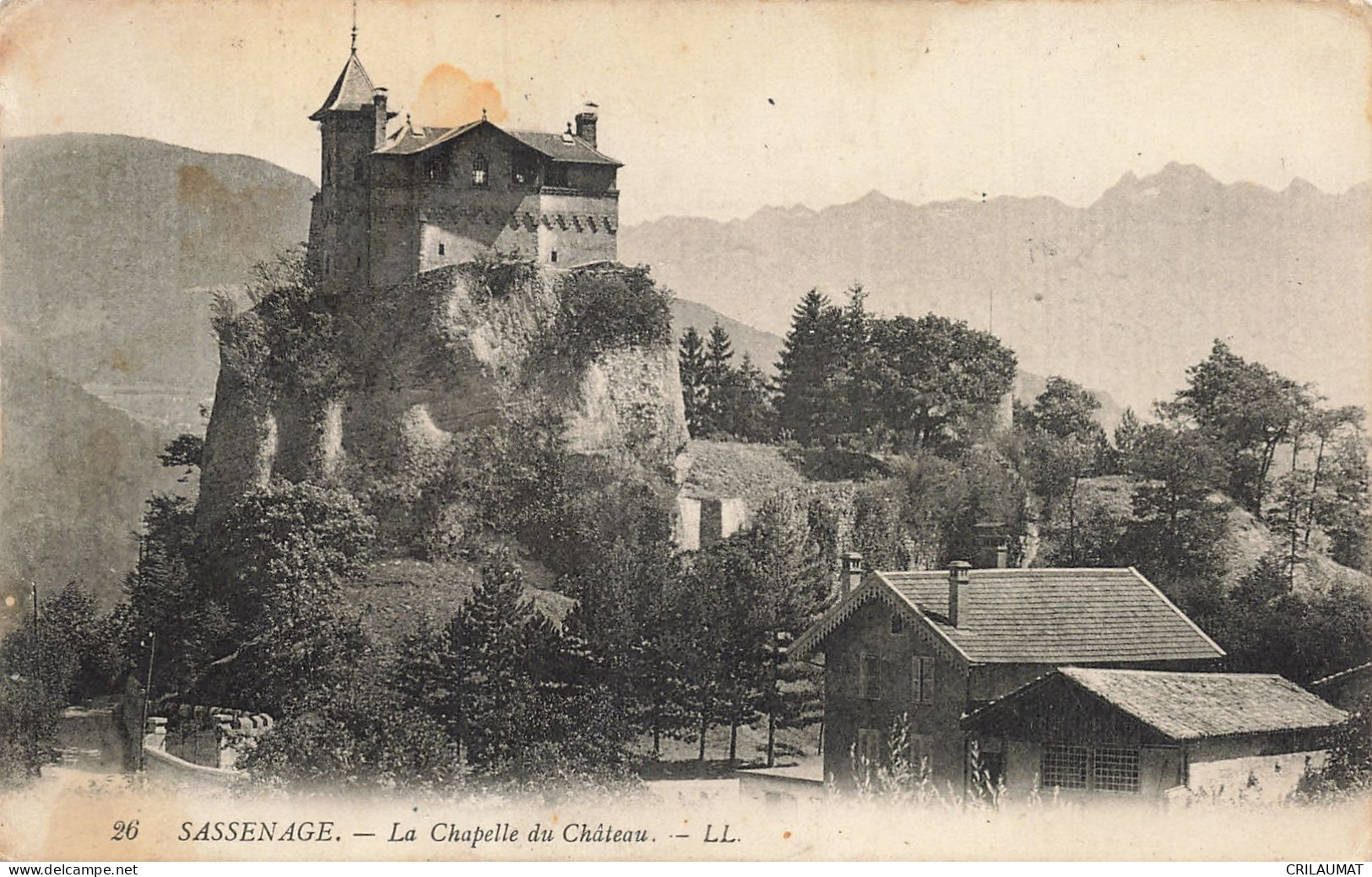 38-SASSENAGE LA CHAPELLE DU CHATEAU-N°T5310-D/0337 - Sassenage