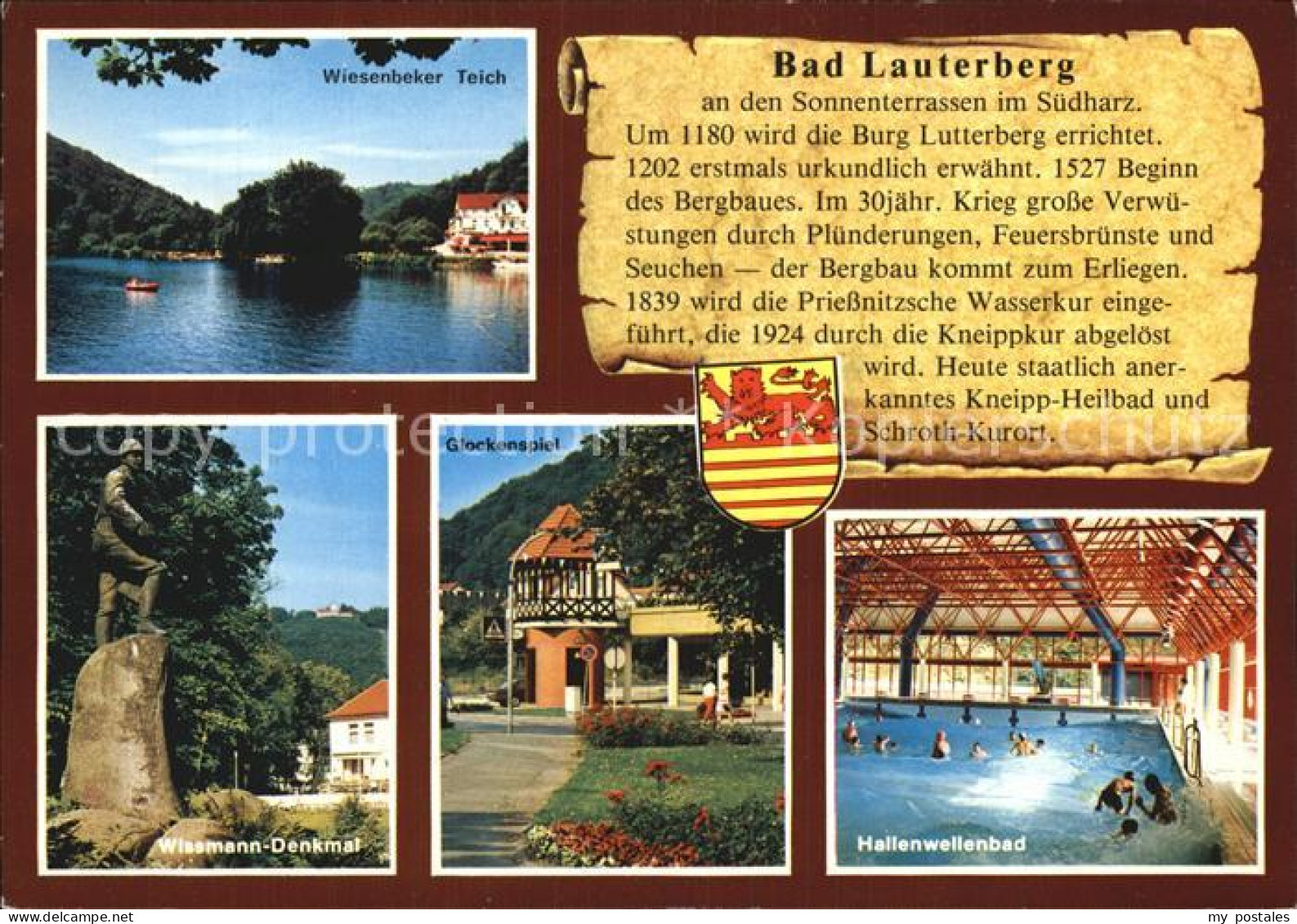 72518708 Bad Lauterberg Wiesenbeker Teich Wissmann Denkmal Glockenspiel Hallenwe - Bad Lauterberg