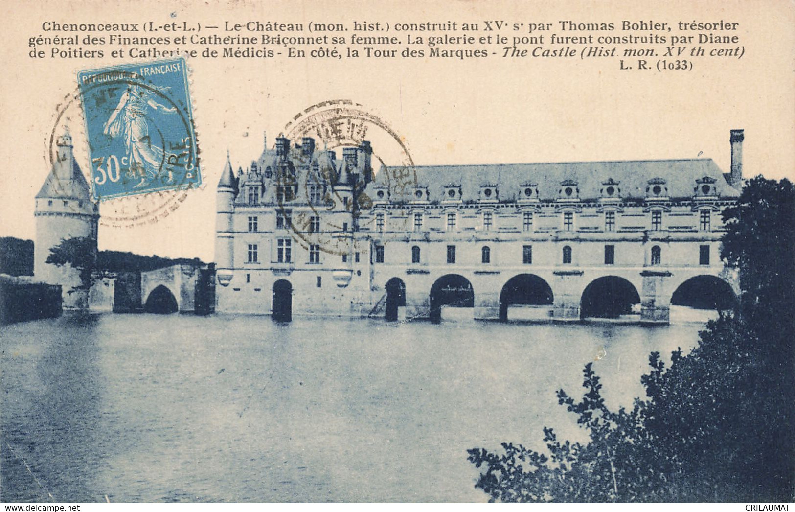 37-CHENONCEAUX LE CHATEAU-N°T5310-B/0393 - Chenonceaux