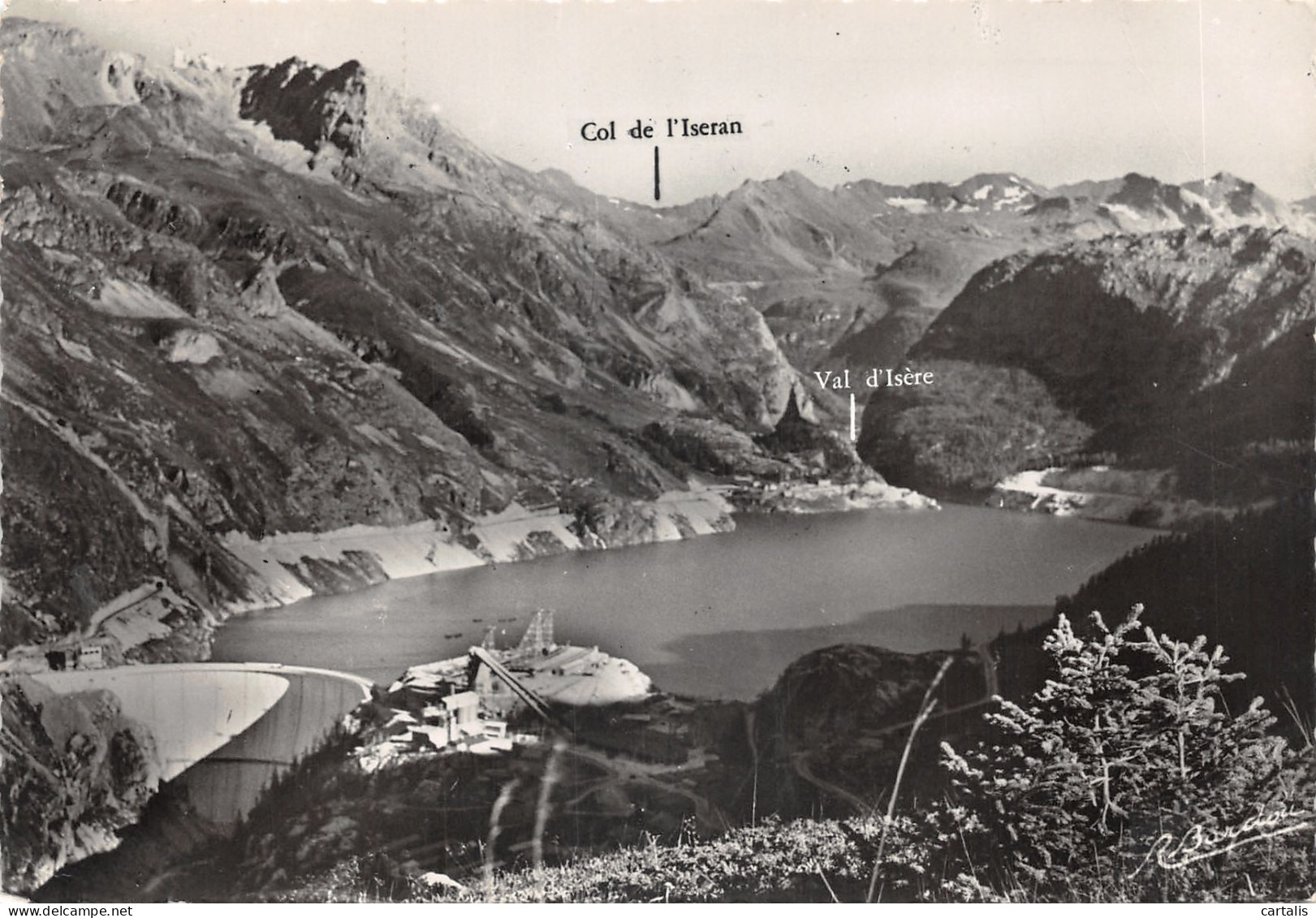 38-VAL D ISERE-BARRAGE DE TIGNES-N 589-D/0125 - Val D'Isere