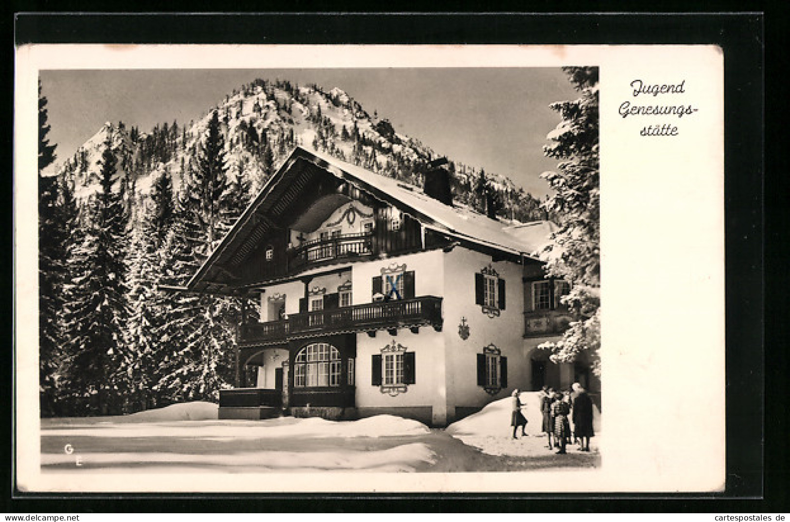 AK Neuhaus Bei Schliersee, Jugendgenesungsheim Haus Weitmann Im Winter  - Schliersee