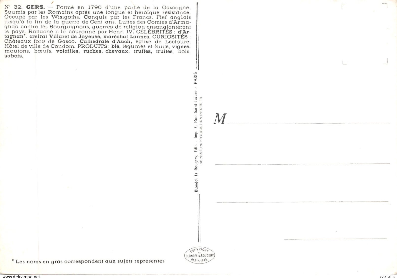 32-PANORAMA DU GERS-N 589-B/0167 - Autres & Non Classés