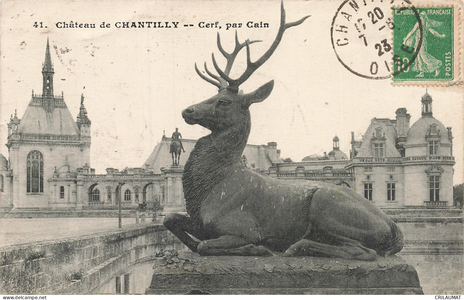 60-CHANTILLY LE CHATEAU-N°T5310-F/0223 - Chantilly