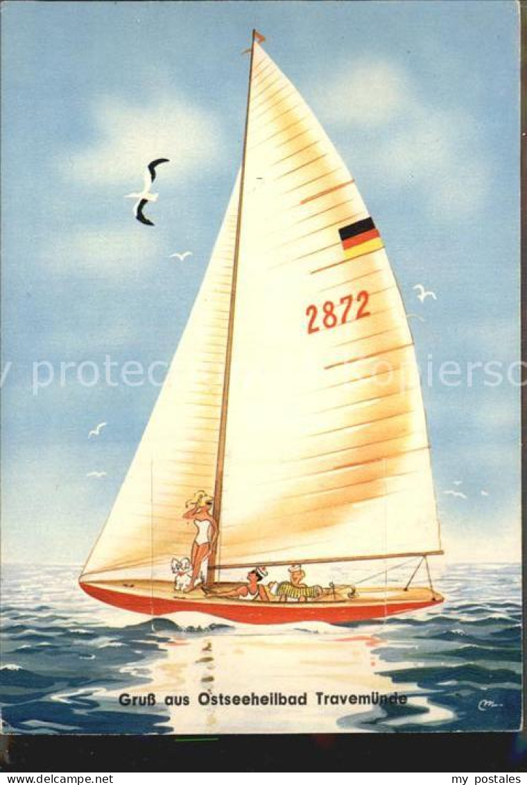 72518493 Travemuende Ostseebad Segelboot Travemuende Ostseebad - Luebeck