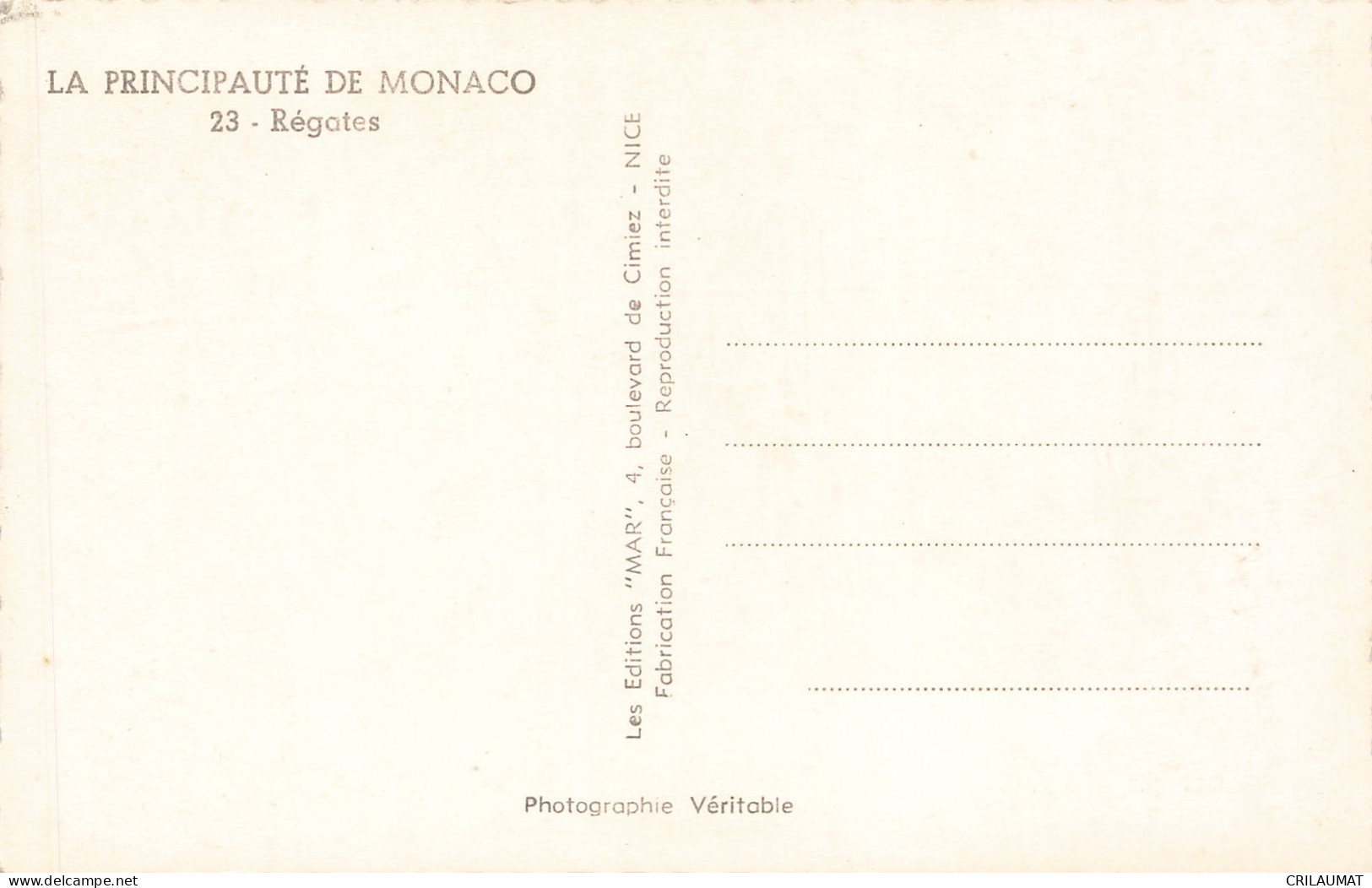 98-MONACO REGATES-N°T5310-E/0093 - Sonstige & Ohne Zuordnung