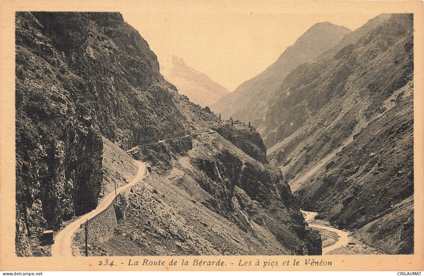 38-LA ROUTE DE LA BERARDE LES PICS ET LE VENEON-N°T5310-E/0021 - Other & Unclassified