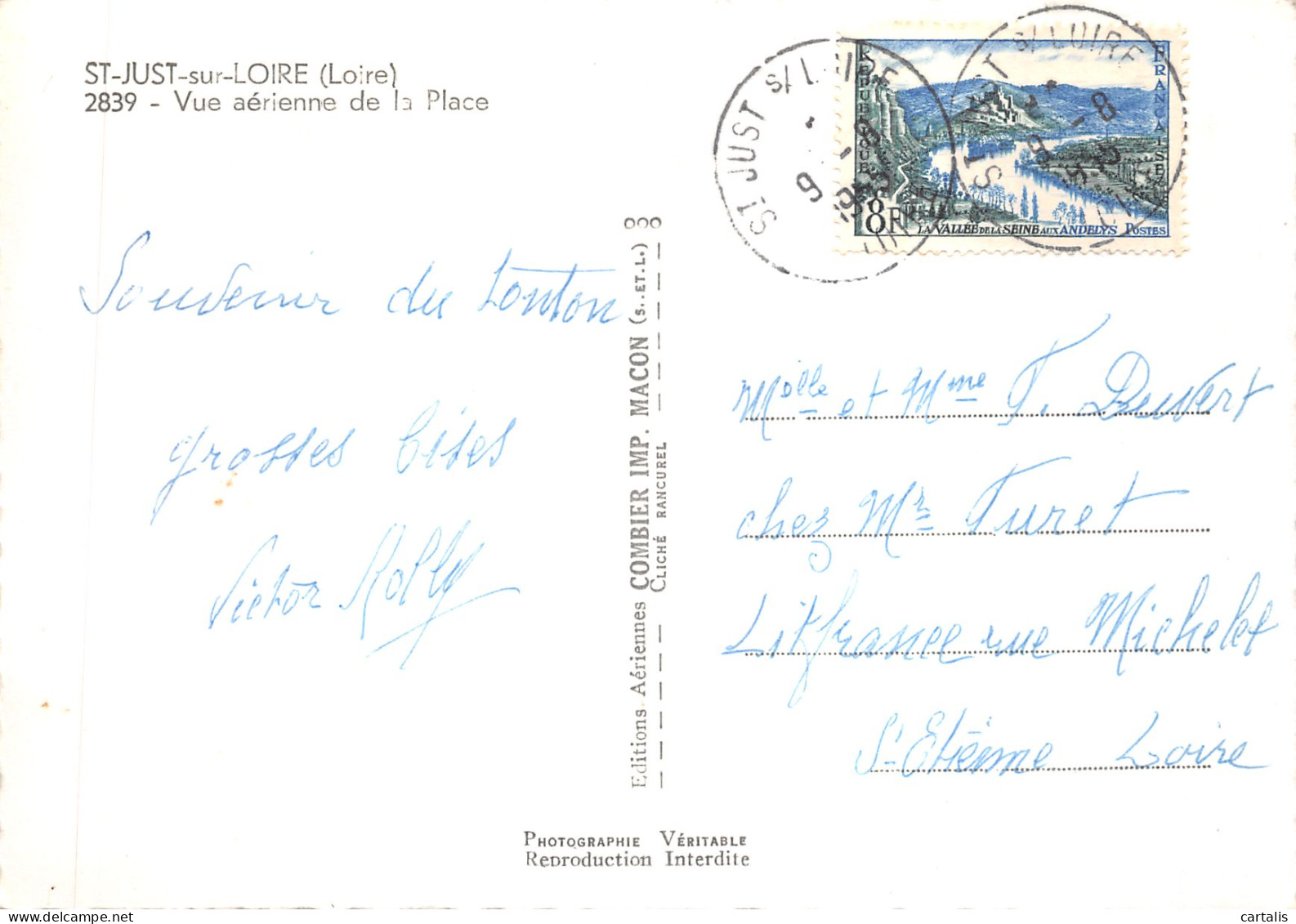 42-SAINT JUST SUR LOIRE-N 590-B/0197 - Autres & Non Classés