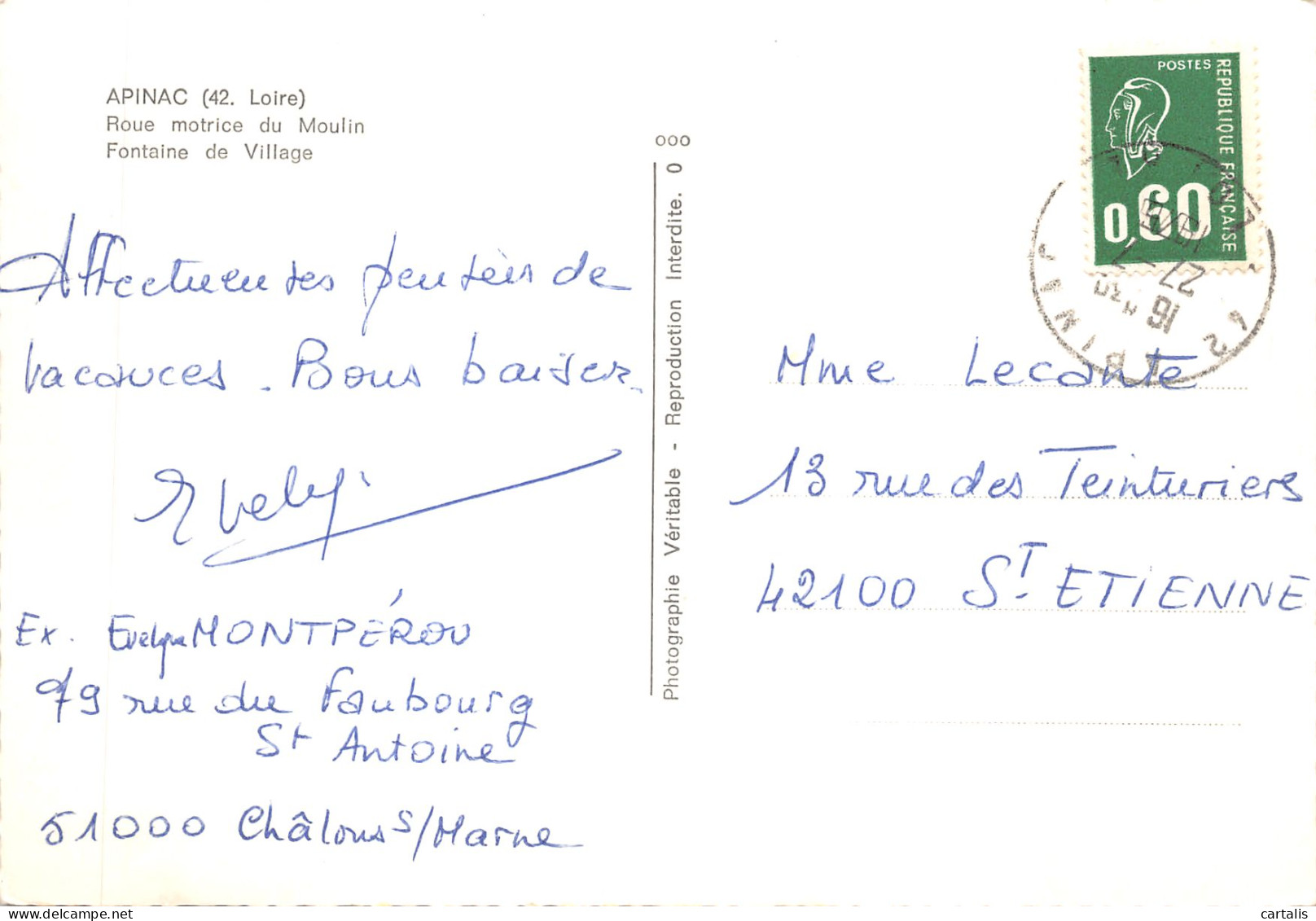 42-APINAC-LE MOULIN-N 590-B/0105 - Other & Unclassified