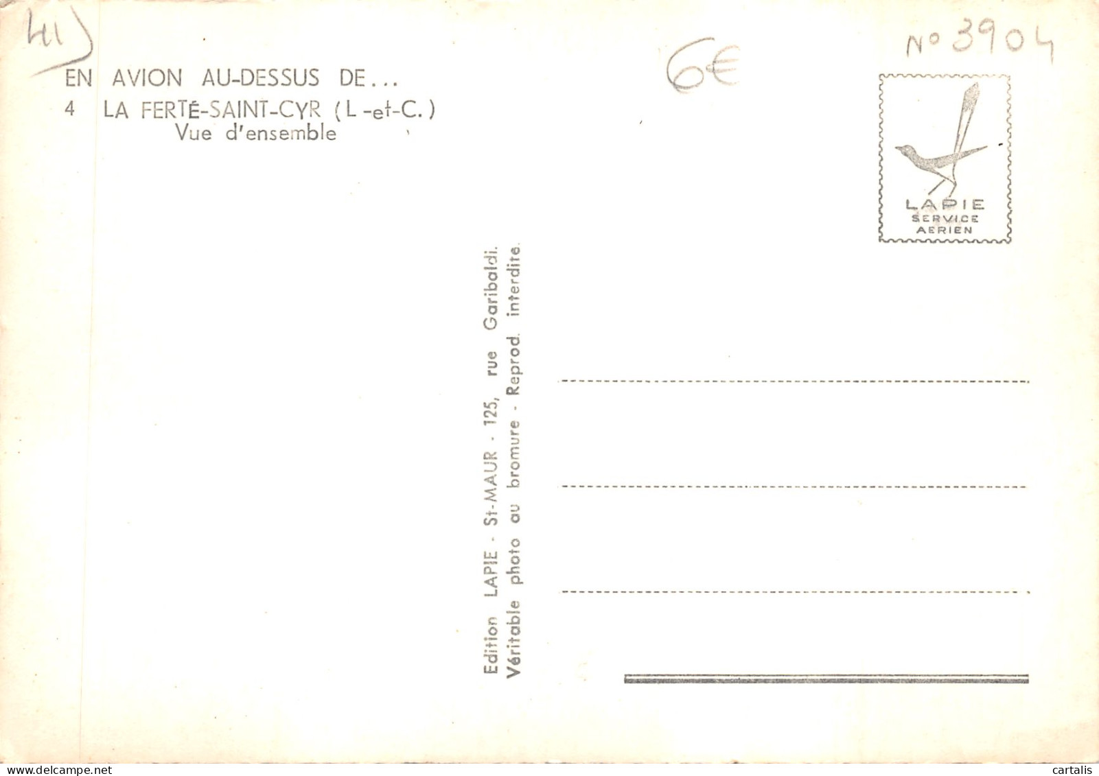 41-LA FERTE SAINT CYR-N 590-B/0061 - Other & Unclassified