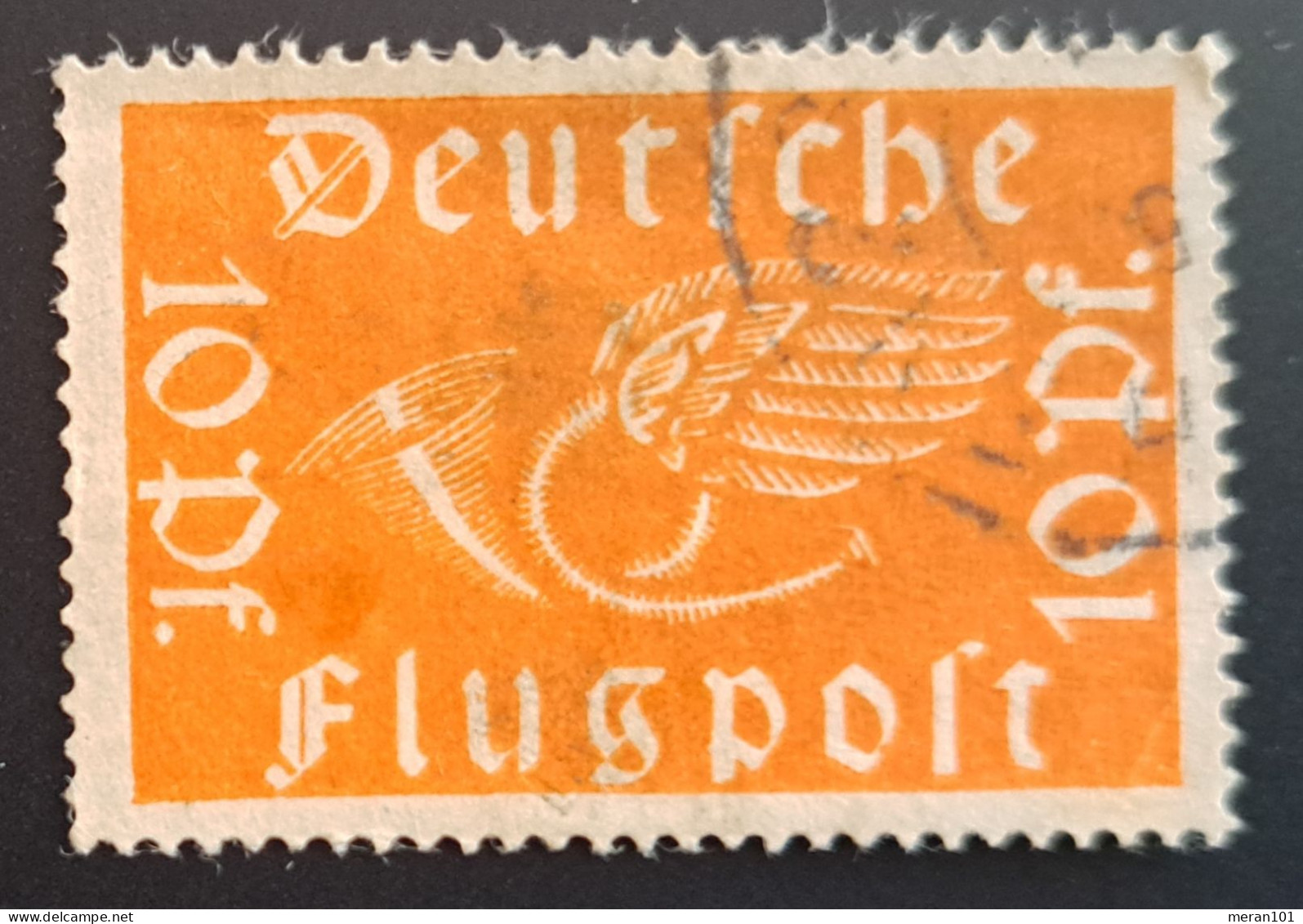 Deutsches Reich Flugpost 1919, Mi 111b Gestempelt, Geprüft - Oblitérés