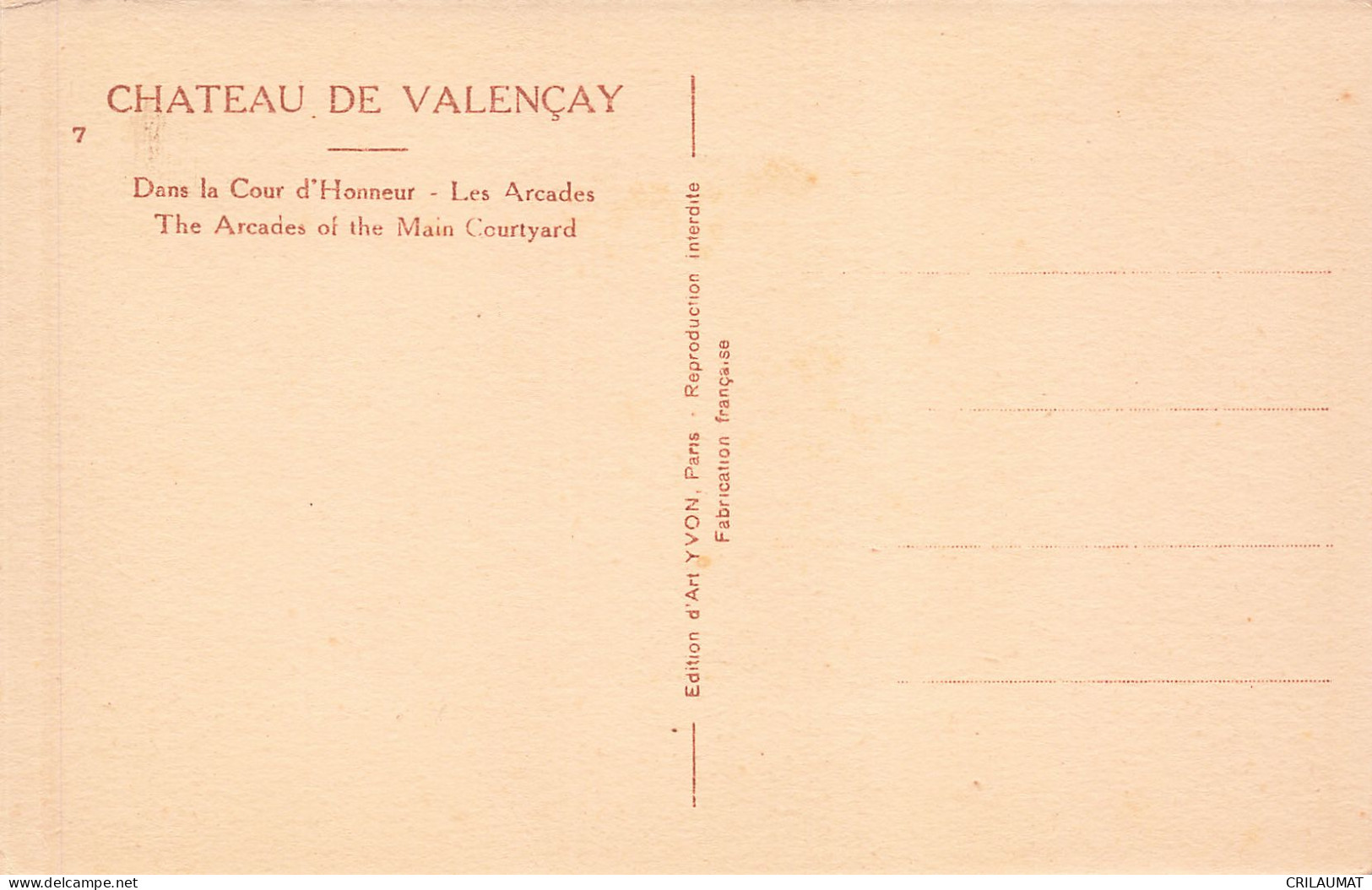 36-VALENCAY-N°T5310-H/0095 - Other & Unclassified