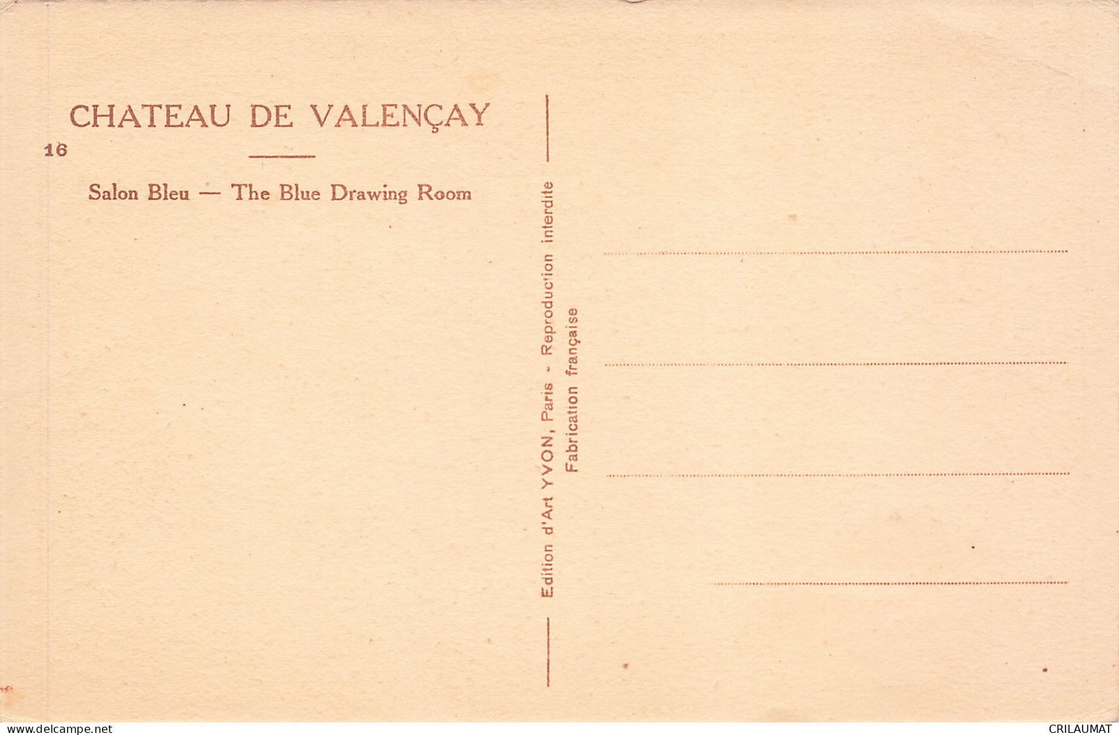 36-VALENCAY-N°T5310-H/0091 - Other & Unclassified