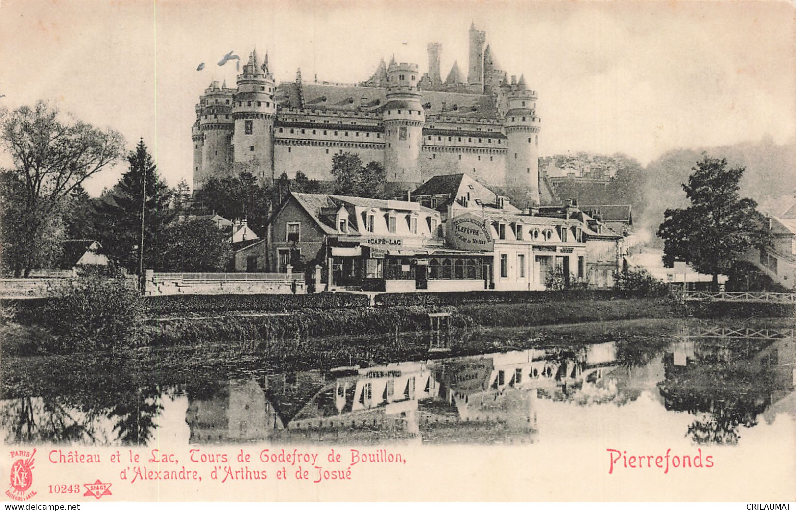 60-PIERREFONDS LE CHATEAU-N°T5310-G/0261 - Pierrefonds