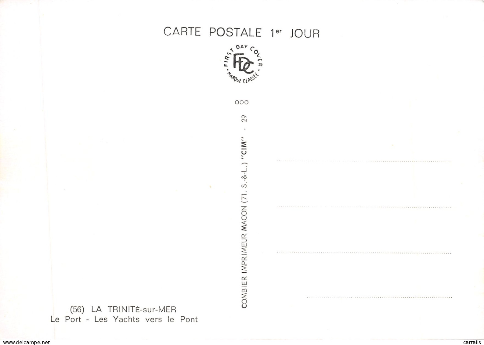 56-LA TRINITE SUR MER-N 591-A/0373 - La Trinite Sur Mer