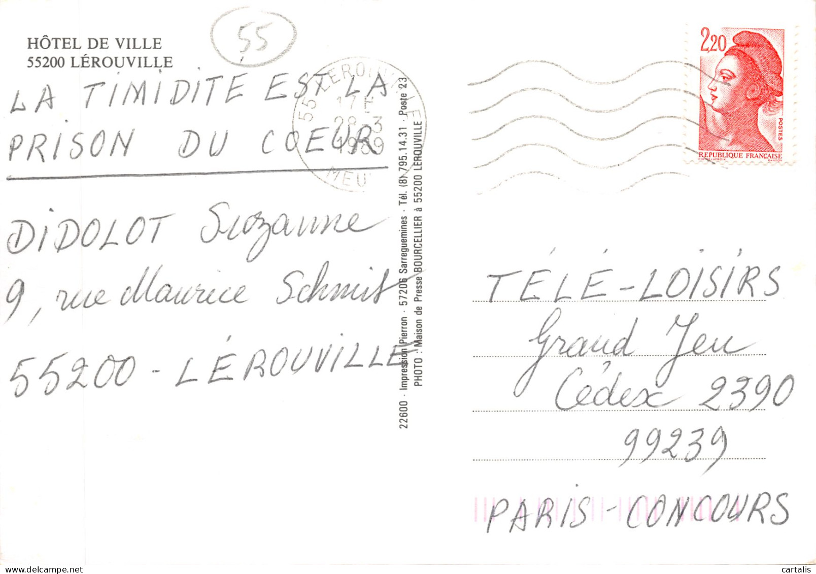 55-LEROUVILLE-N 591-A/0369 - Lerouville