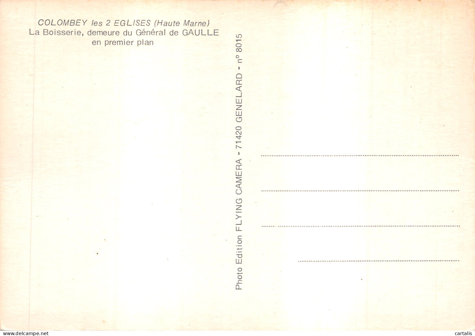 52-COLOMBEY LES DEUX EGLISES-N 591-A/0261 - Colombey Les Deux Eglises