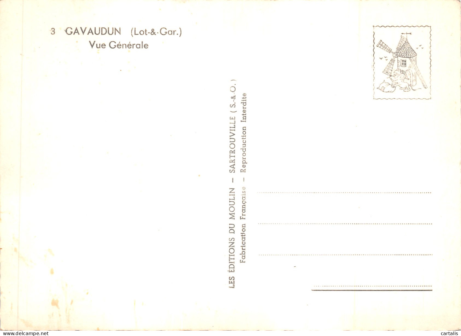 47-GAVAUDUN-N 590-D/0169 - Other & Unclassified