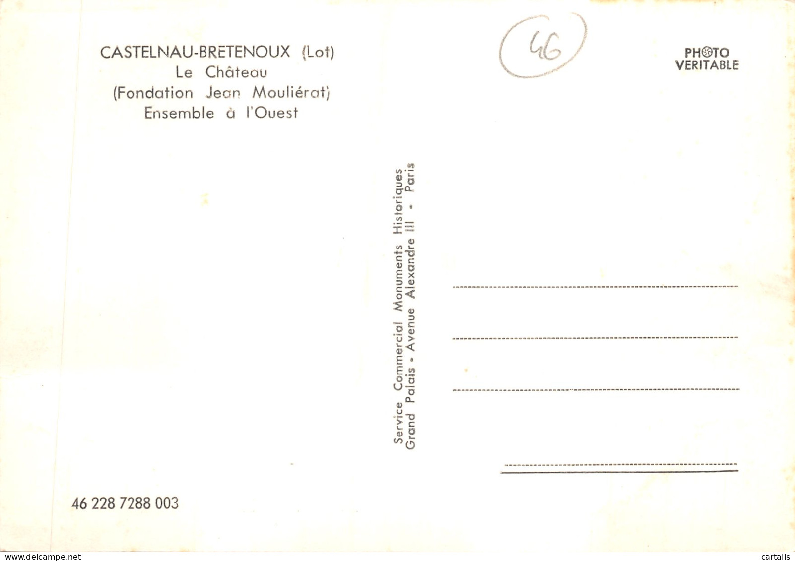 46-CASTELNAU BRETENOUX-LE CHÂTEAU-N 590-D/0107 - Other & Unclassified