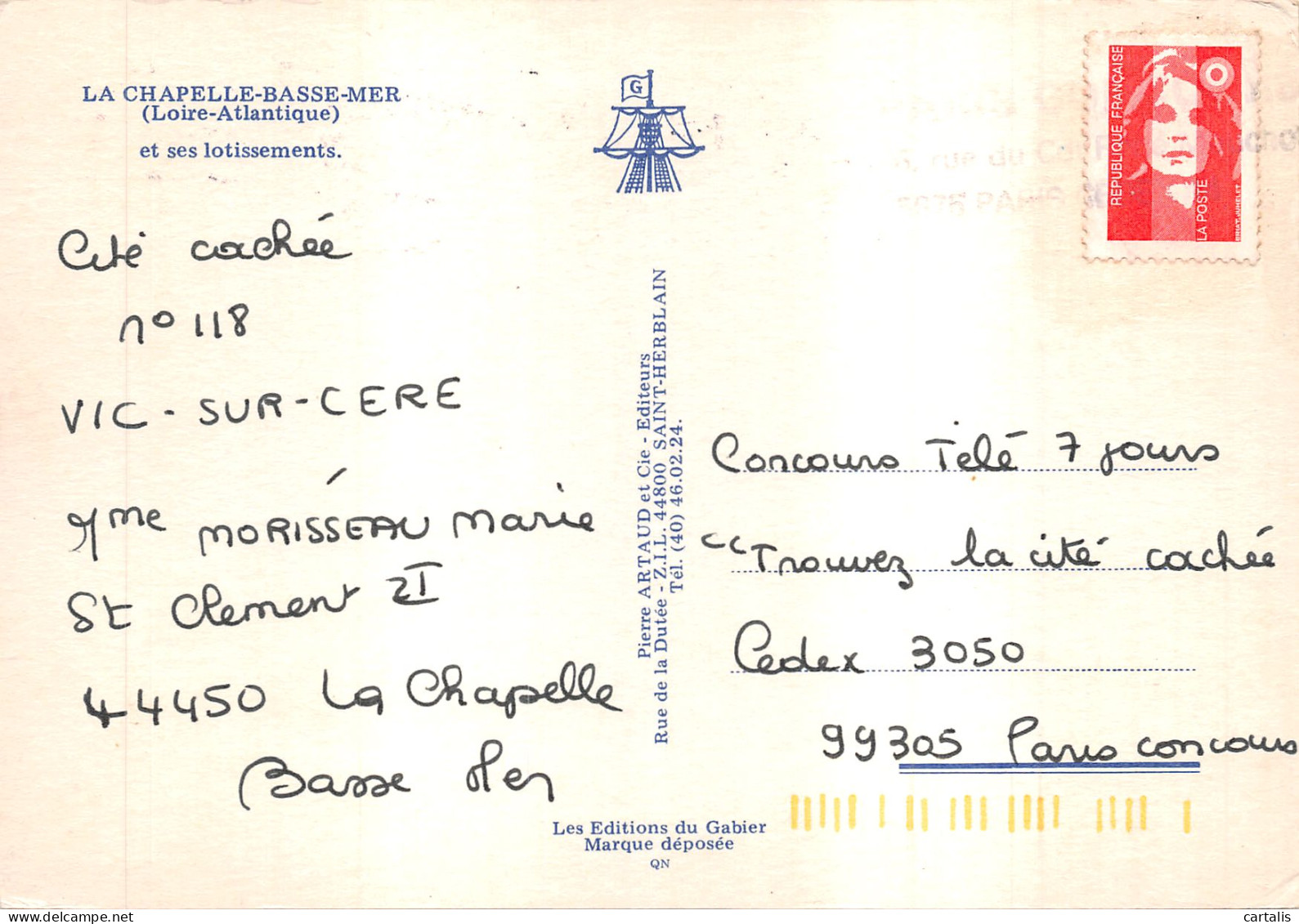 44-LA CHAPELLE BASSE MER-N 590-C/0195 - La Chapelle Basse-Mer