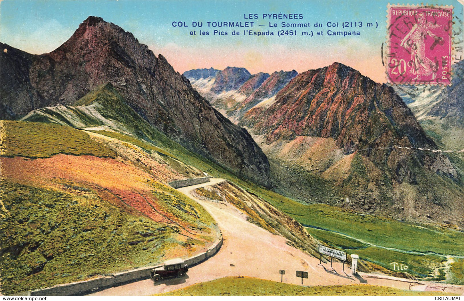 65-COL DU TOURMALET-N°T5311-D/0163 - Sonstige & Ohne Zuordnung