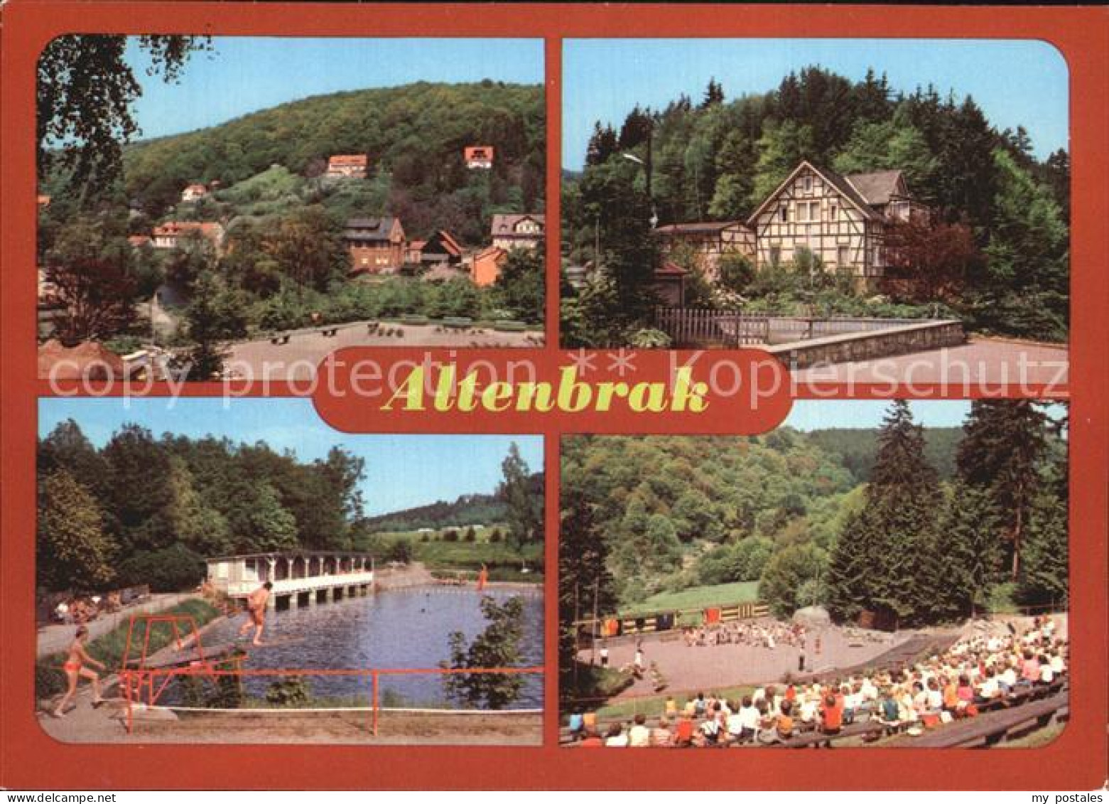 72518248 Altenbrak Harz Teilansicht Luftkurort Rolandseck Bergschwimmbad Waldbue - Altenbrak