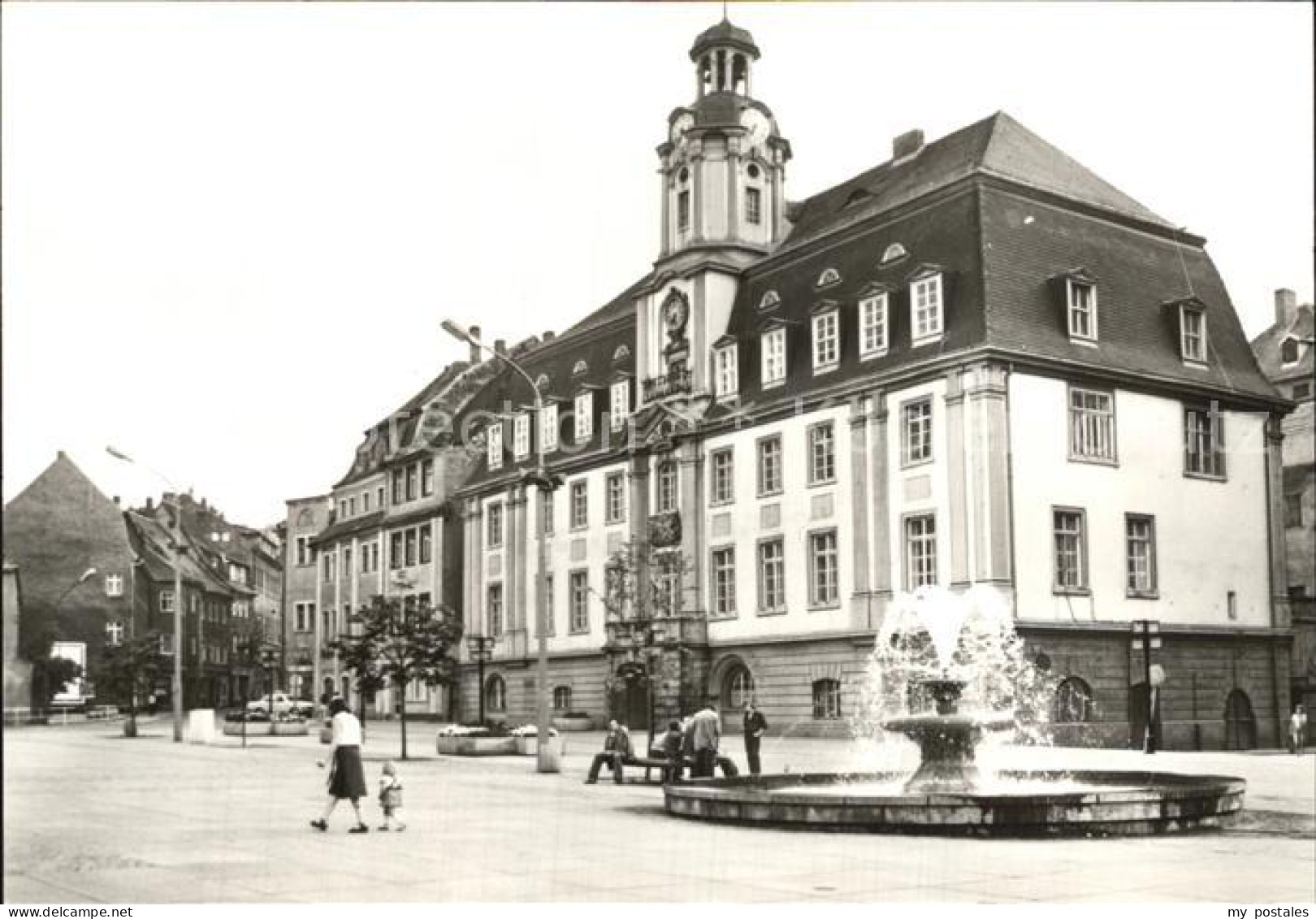 72518229 Weissenfels Saale Rathaus Am Karl Marx Platz Brunnen Weissenfels - Weissenfels