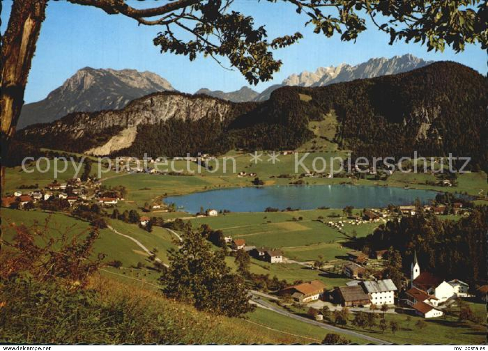 72518131 Thiersee Panorama Blick Auf Zahmen Und Wilden Kaiser Kaisergebirge Thie - Autres & Non Classés