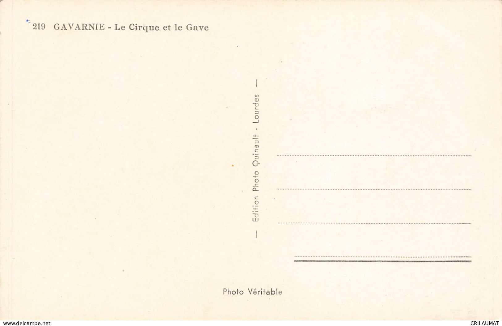 65-GAVARNIE-N°T5311-F/0293 - Gavarnie