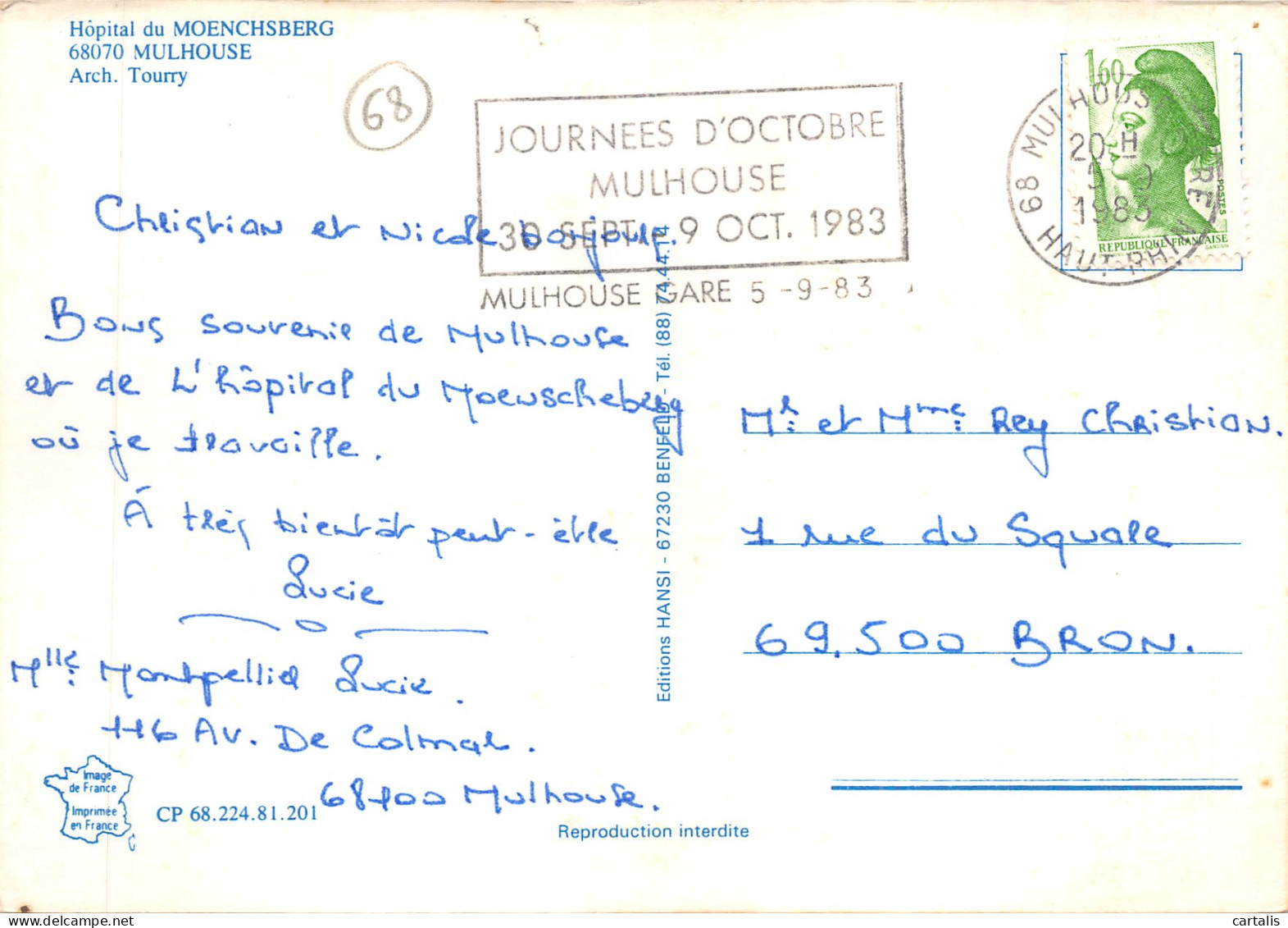 68-MULHOUSE-N 592-C/0081 - Mulhouse
