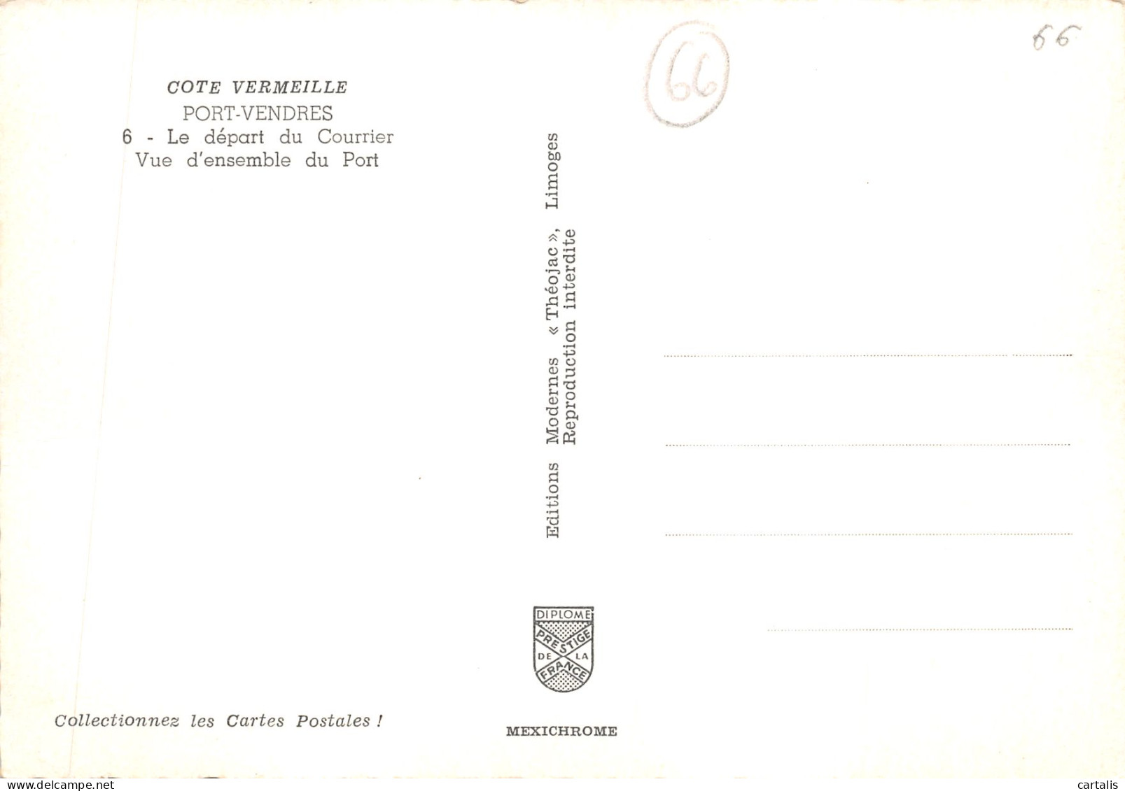 66-PORT VENDRES-N 592-B/0077 - Port Vendres