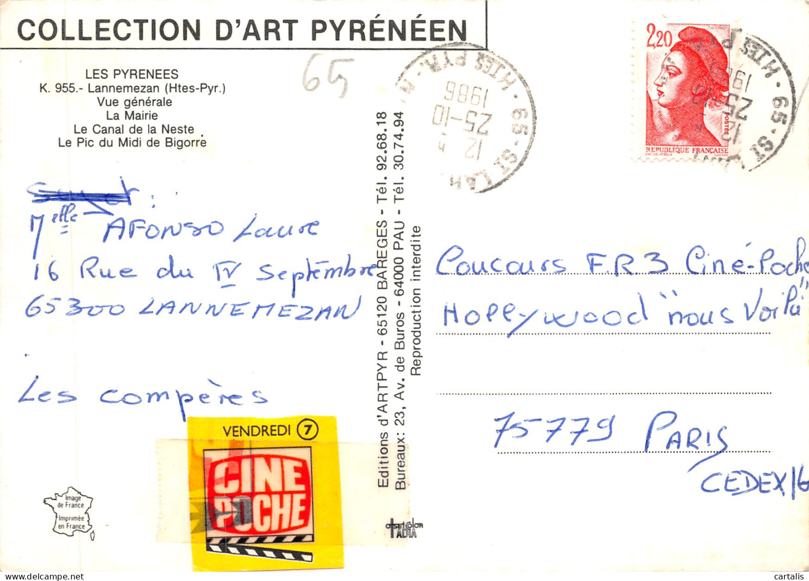 65-LANNEMEZAN-N 592-A/0291 - Lannemezan