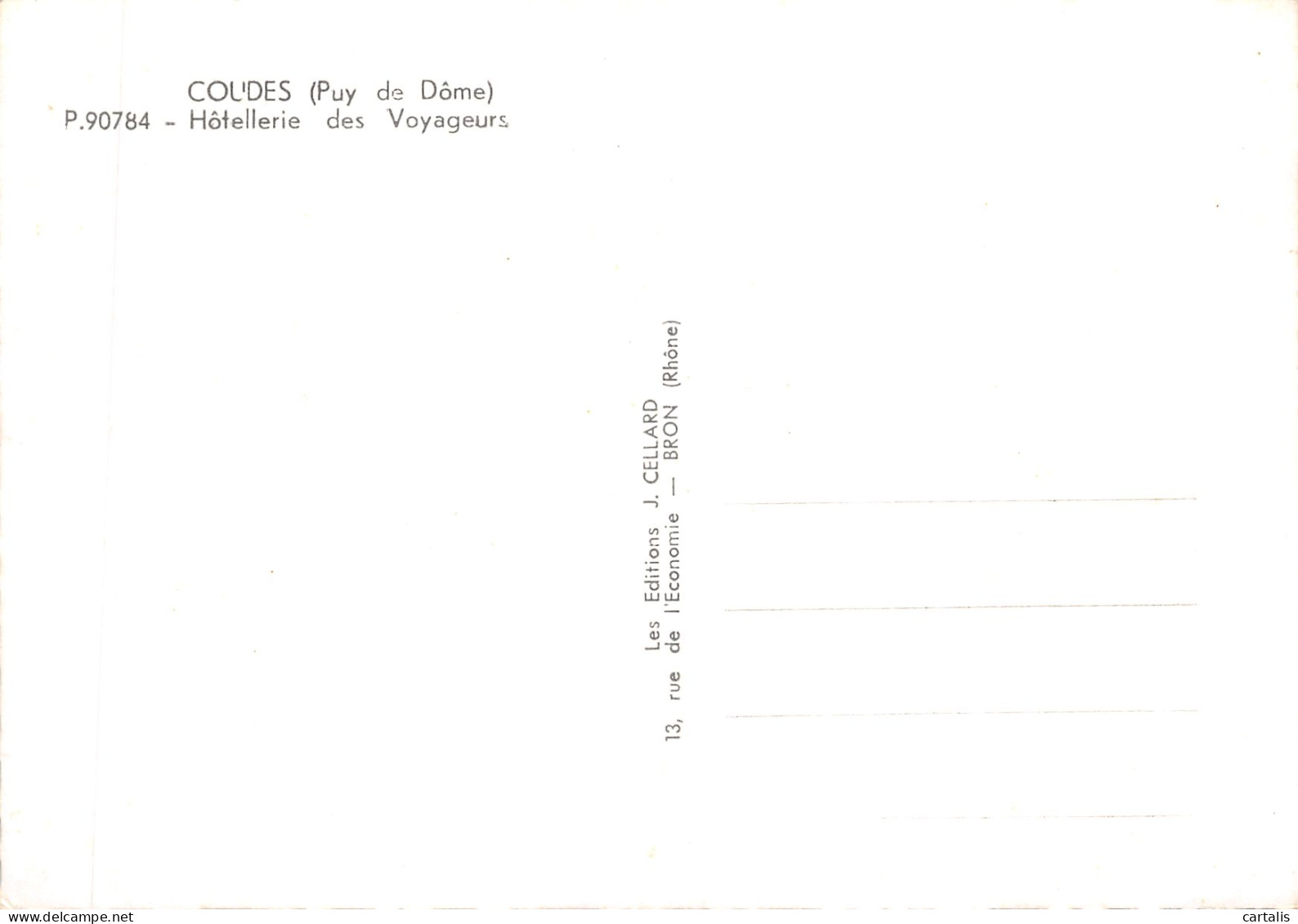 63-COUDES-N 591-D/0313 - Autres & Non Classés