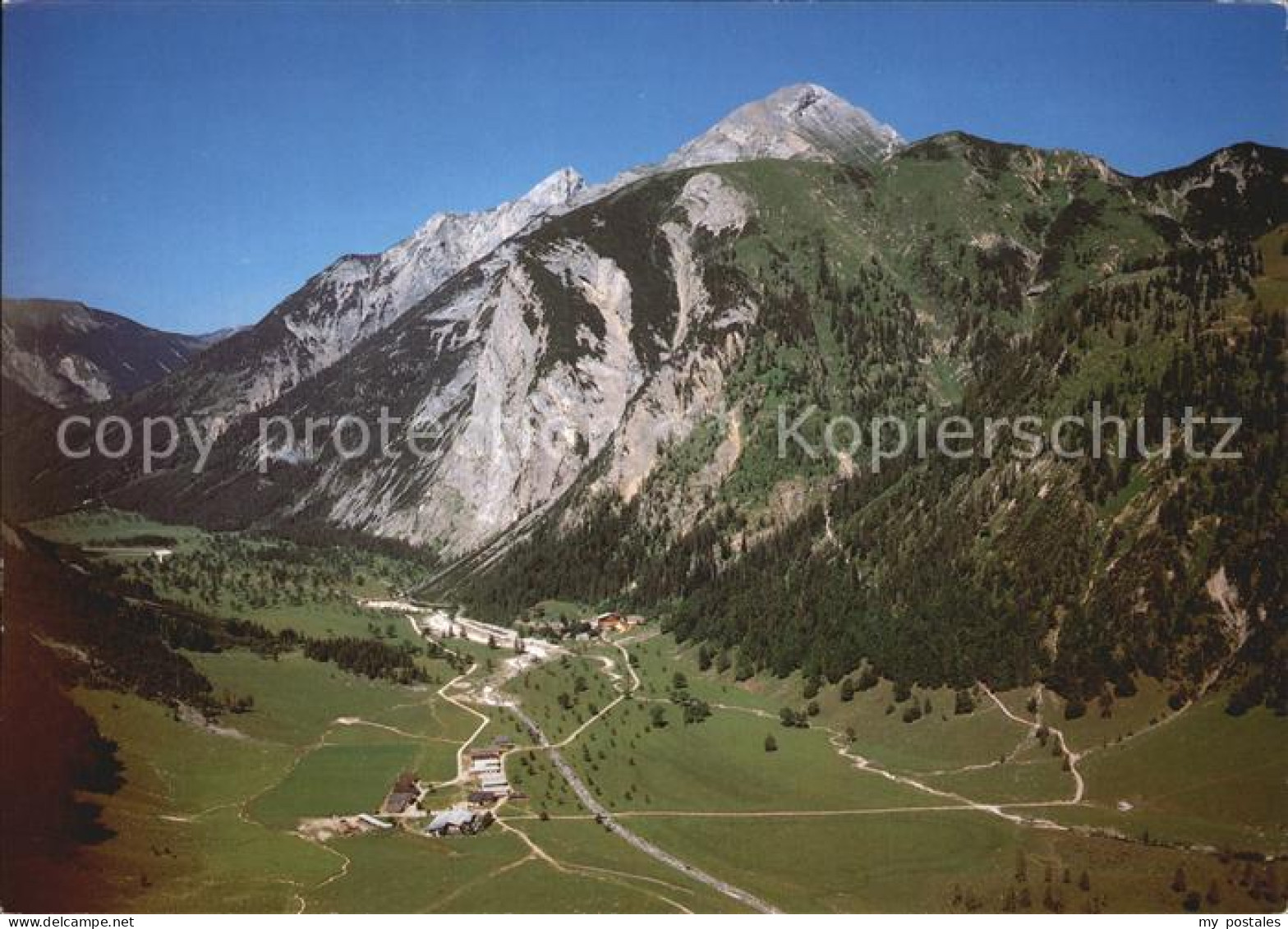 72517965 Stans Tirol Alpengasthof Binsalm Fliegeraufnahme Stans - Autres & Non Classés