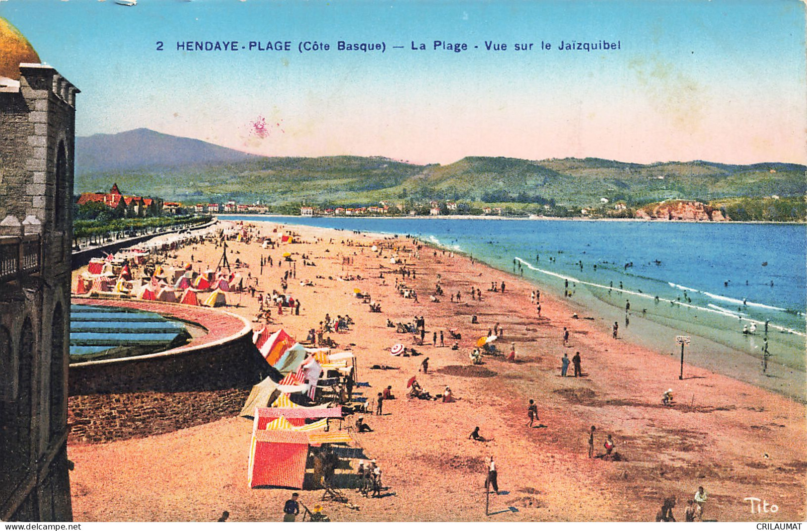 64-HENDAYE PLAGE-N°T5311-G/0381 - Hendaye