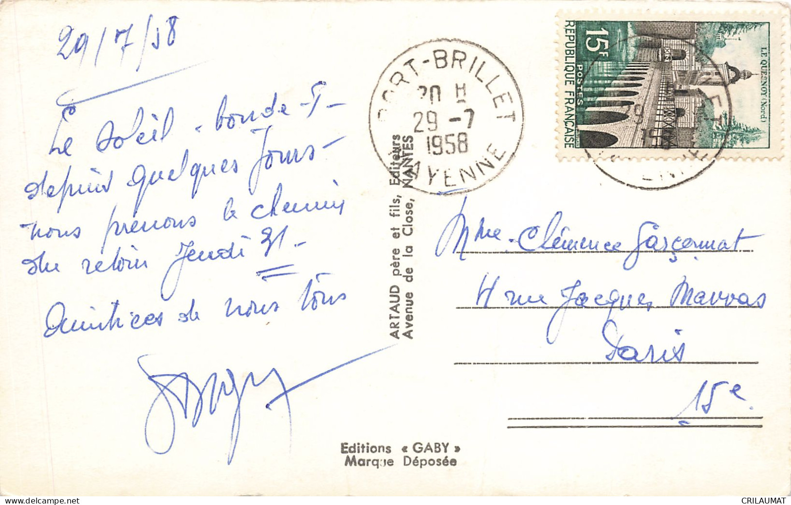 53-PORT BRILLET-N°T5311-G/0029 - Other & Unclassified