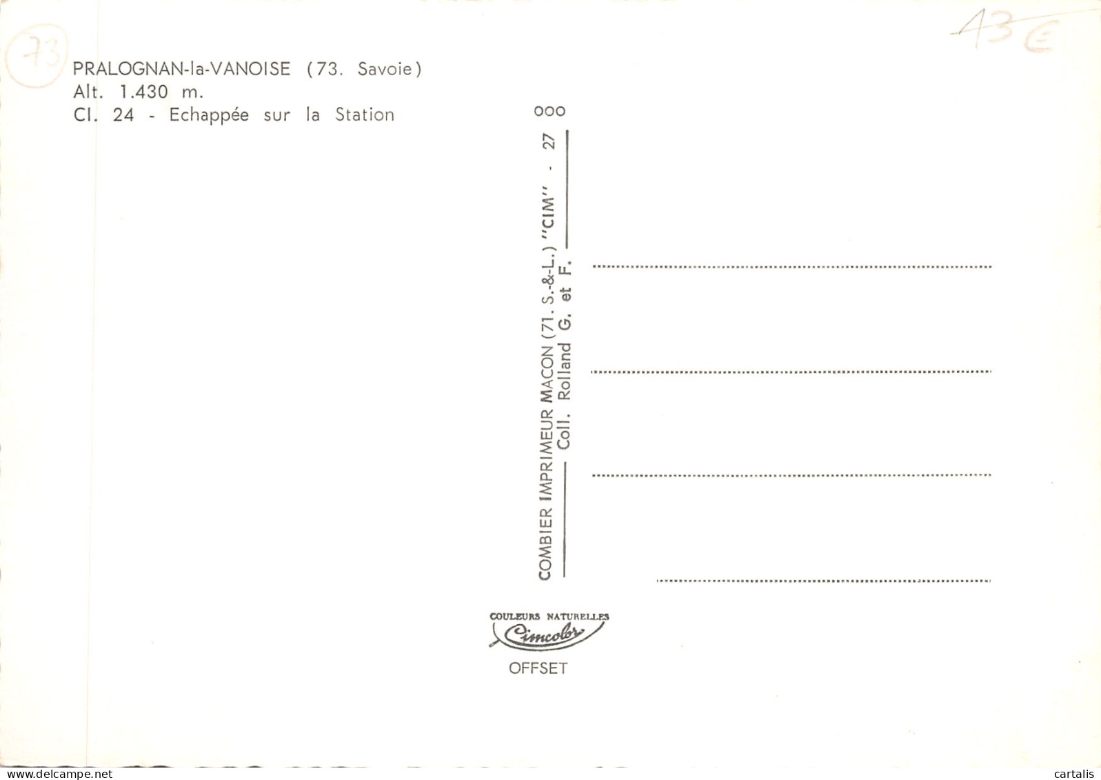 73-PRALOGNAN LA VANOISE-N 593-A/0059 - Pralognan-la-Vanoise
