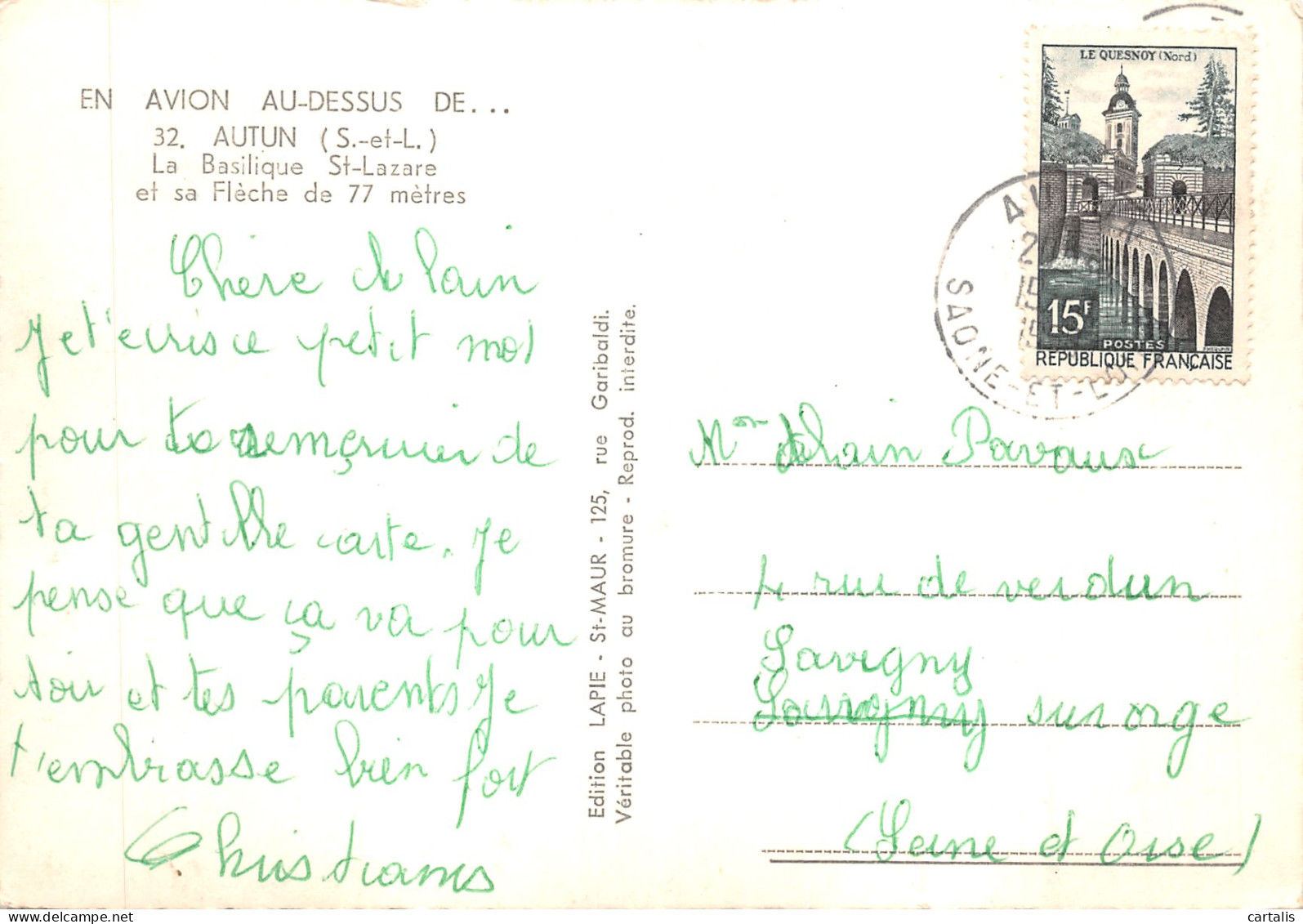 71-AUTUN-N 592-D/0327 - Autun