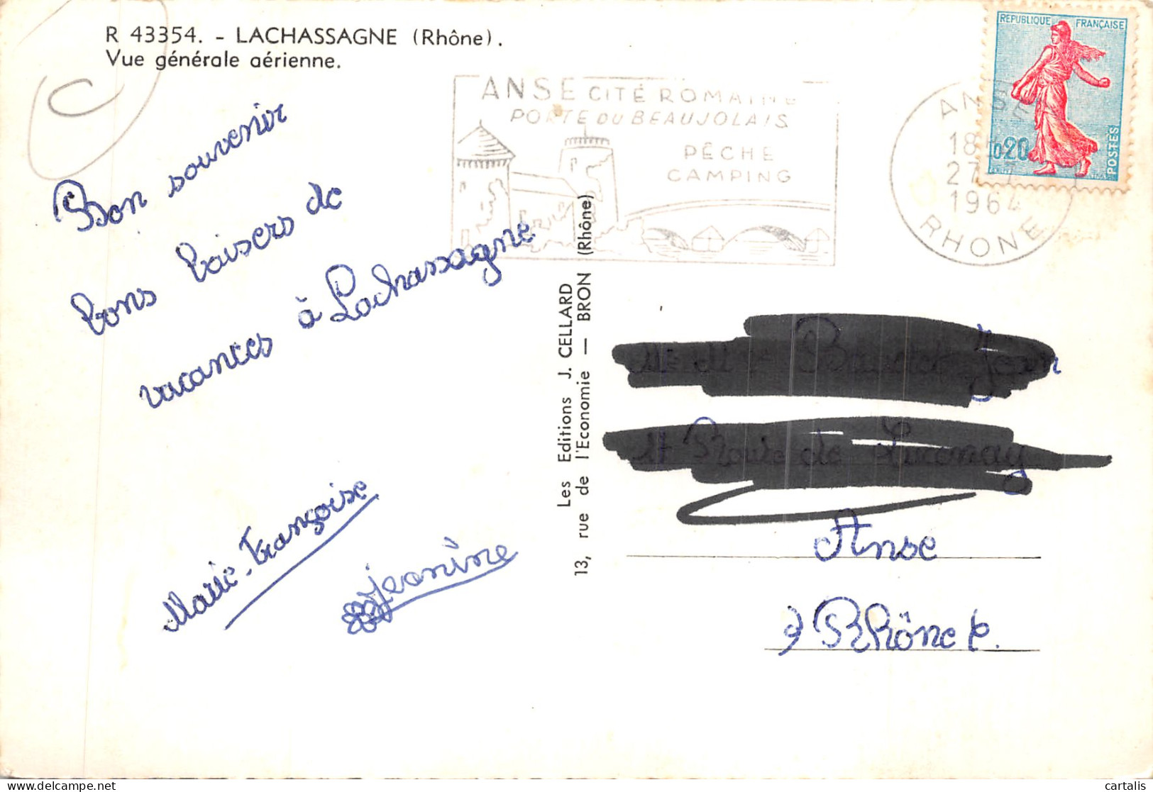 69-LACHASSAGNE-N 592-D/0159 - Altri & Non Classificati