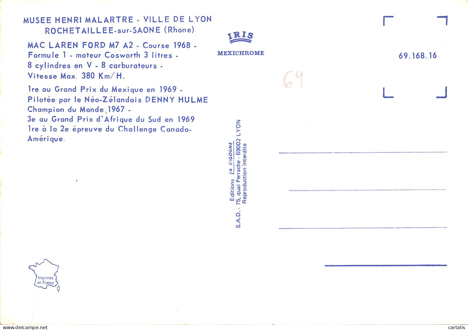 69-ROCHETAILLEE SUR SAONE-MUSEE HENRI MALARTRE-N 592-D/0115 - Altri & Non Classificati