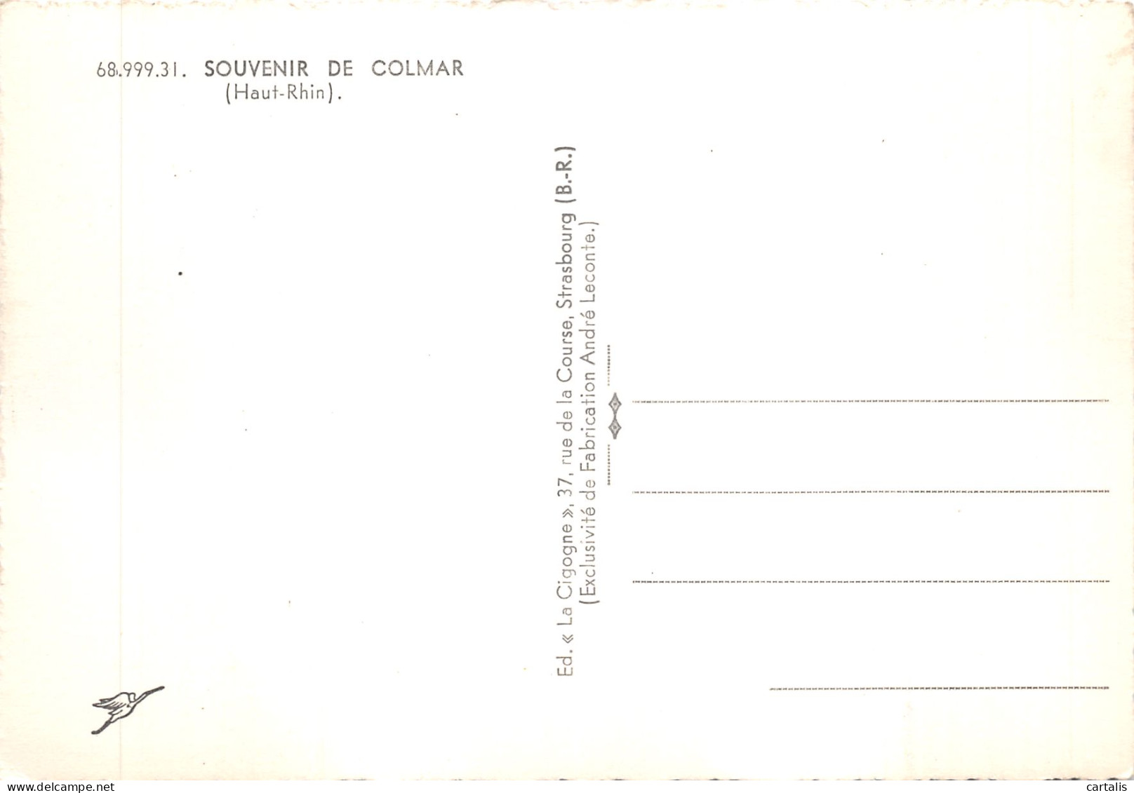68-COLMAR-N 592-C/0193 - Colmar