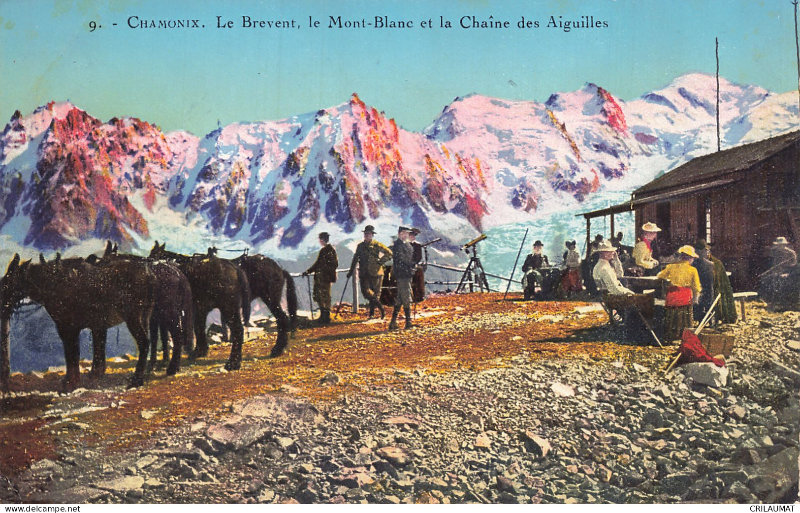 74-CHAMONIX LE BREVENT LE MONT BLANC-N°T5312-B/0385 - Chamonix-Mont-Blanc