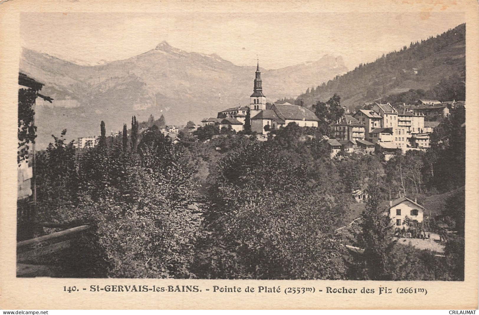 74-SAINT GERVAIS LES BAINS-N°T5312-B/0215 - Saint-Gervais-les-Bains