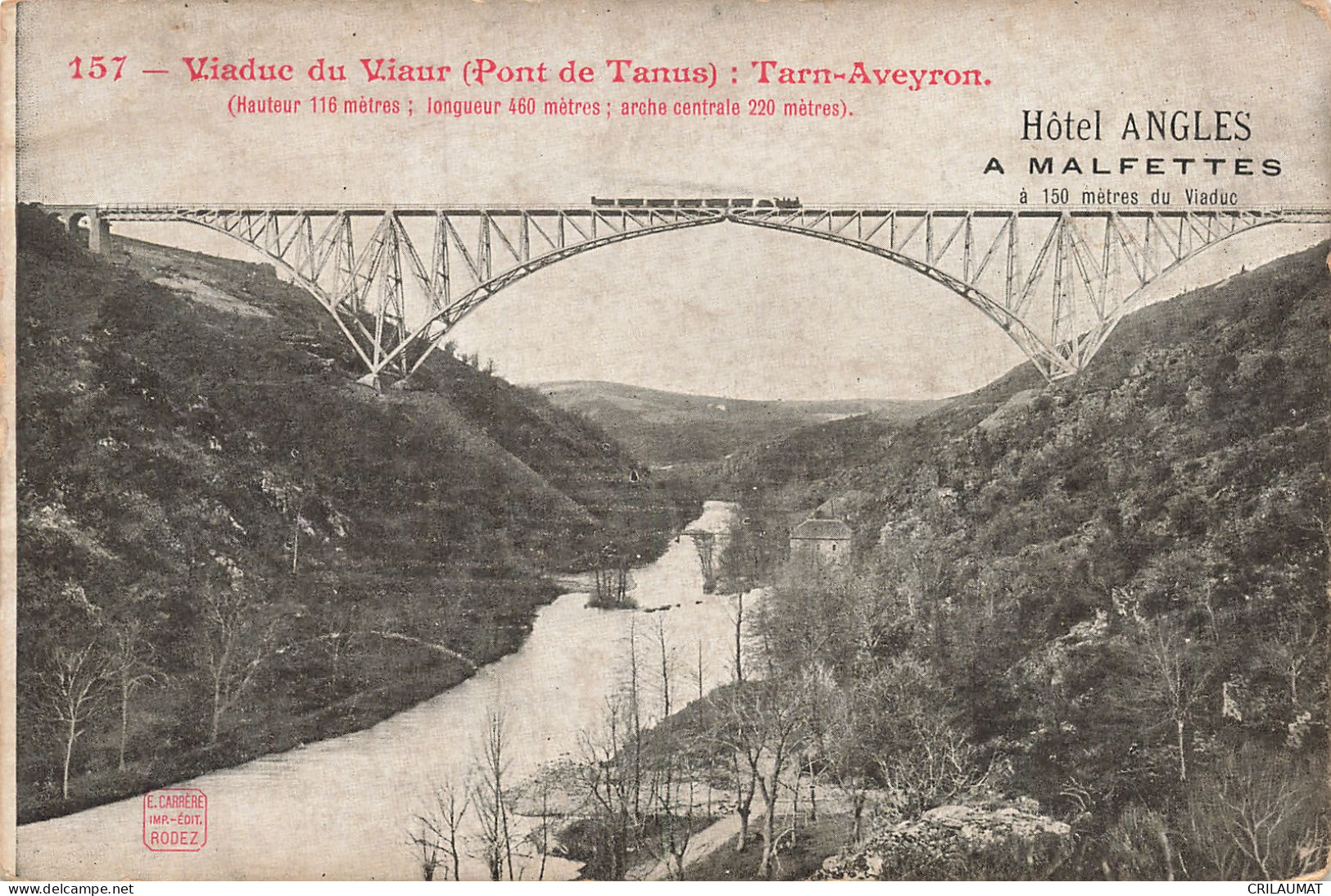 81-TARN AVEYRON VIADUC DU VIAUR PONT DE TANUS-N°T5312-B/0181 - Other & Unclassified