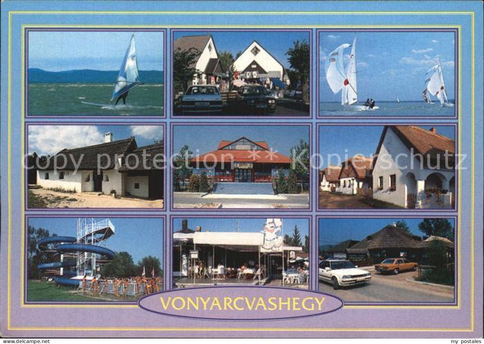 72517783 Vonyarcvashegy Surfen Segeln Bungalows Wasserrutsche Restaurant Vonyarc - Hongarije