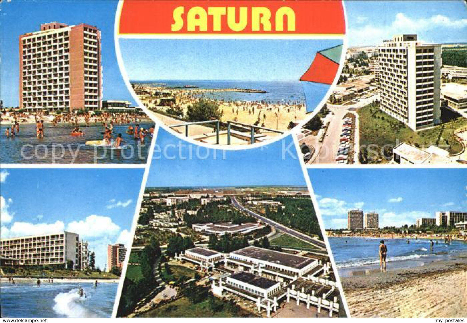 72517726 Statiunea Aurora Hotel Saturn Strand Fliegeraufnahme Cap Aurora - Roumanie